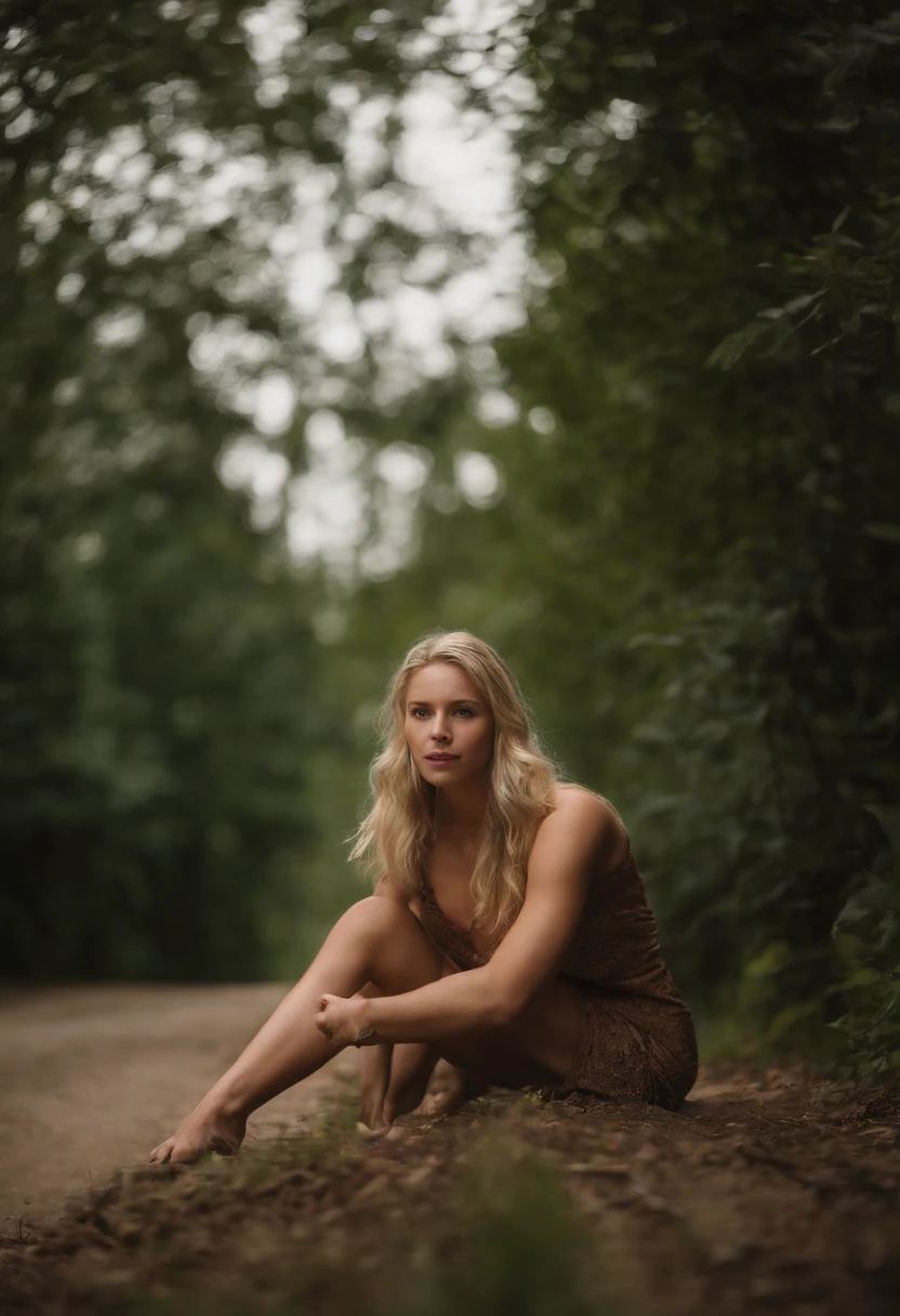Blonde hair, woman, Bare feet into the camera, big ass, hairy pussy,