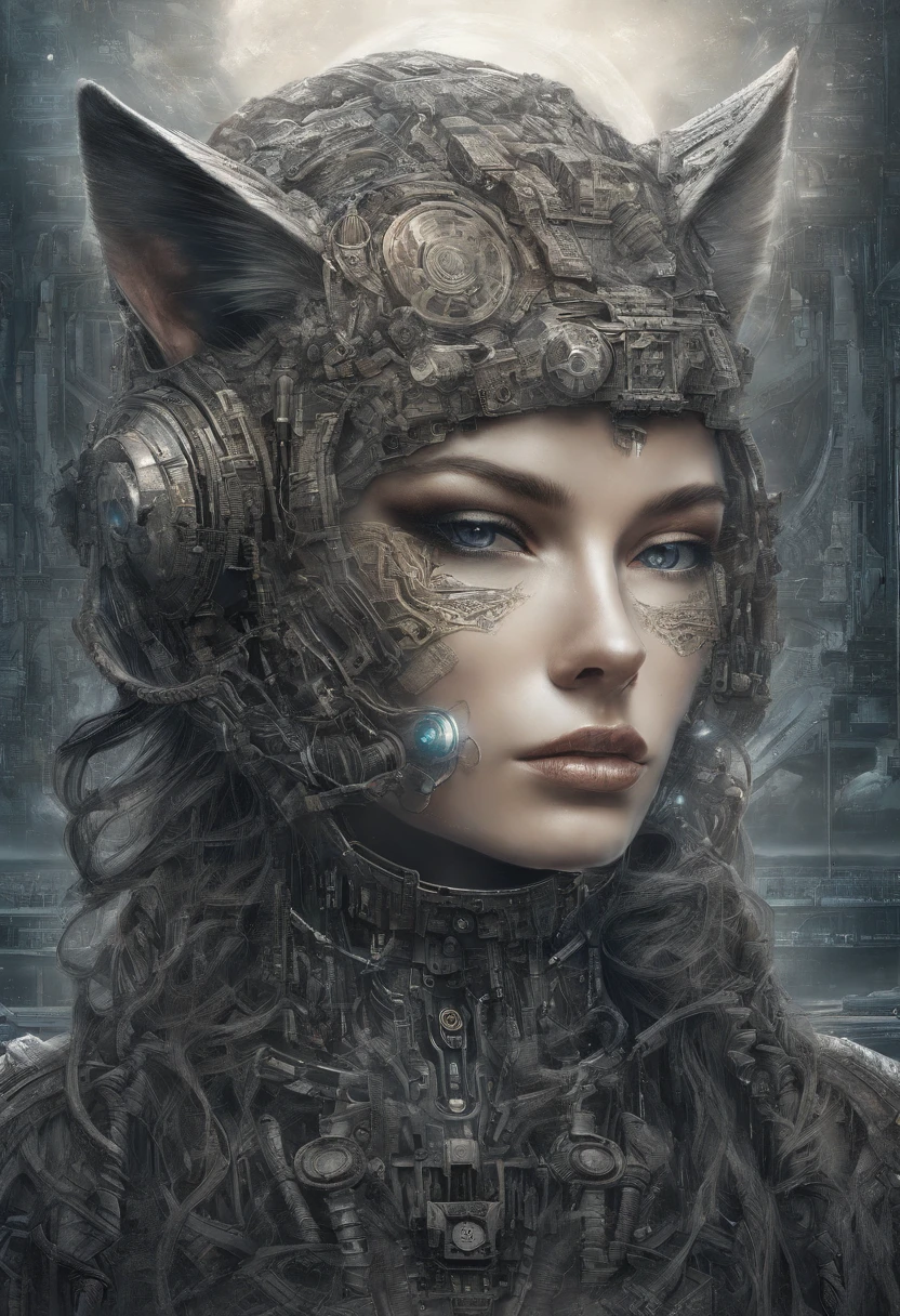 galactic cat with a lot of hair on it's head, third eye, staring at something in the distance, intricate details, electric, fantasy art, Anato Finnstark, emulsion painting, highly detailed, misty
rutkowski, hdr, hyperdetailed, rim light, faded, dim