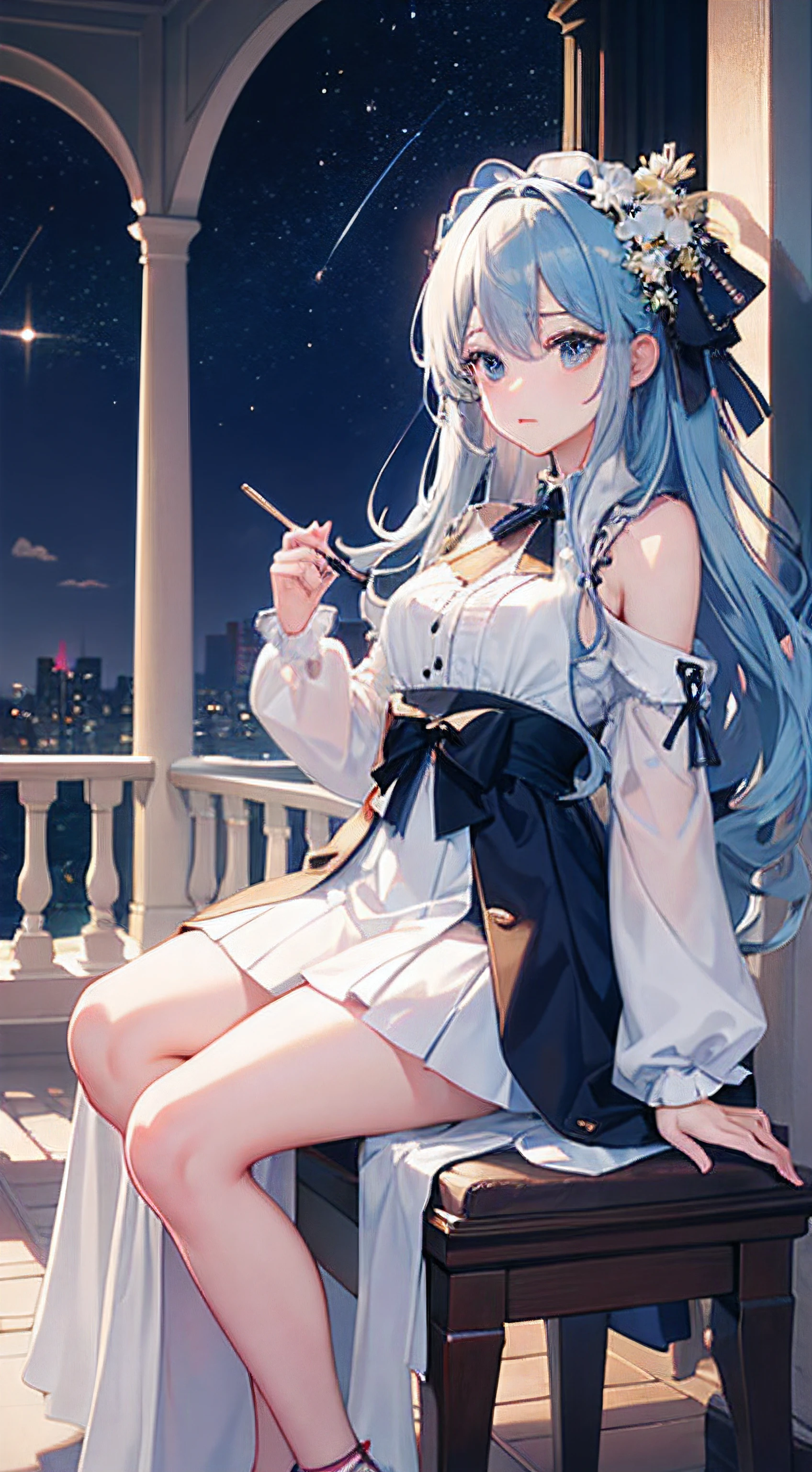 Beautiful fece、Staring at this