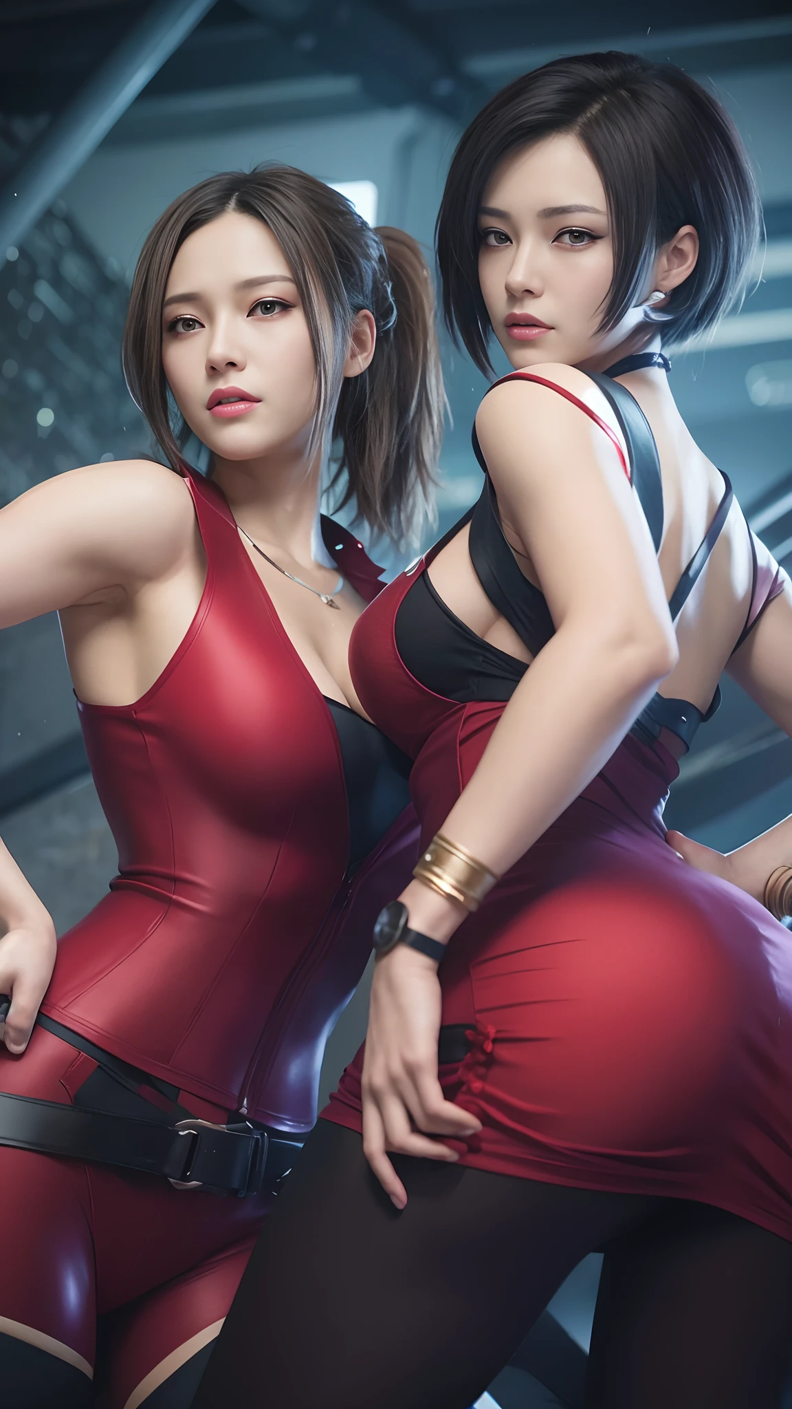 Ada wong, 8k, high quality, realistic, resident evil