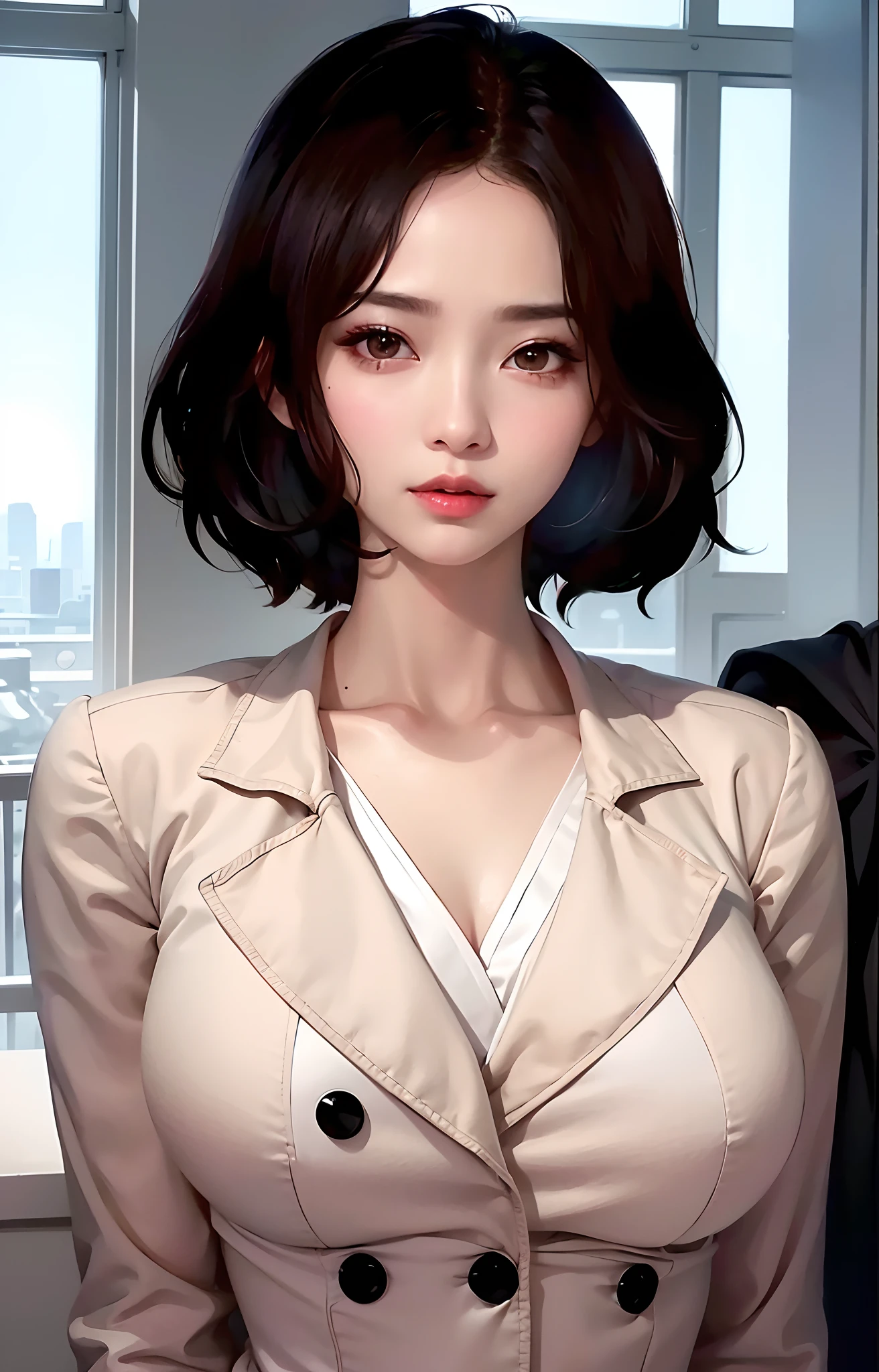 (8K, RAW photo, Photorealistic:1.25) ,( Gloss on lips, eyeslashes, gloss face, Glossy glossy skin, Best quality, 超A high resolution, Depth of field, color difference, Caustics, Broad lighting, naturalshadow, Kpop idol)The upper part of the body, Bandeau，surrealism, High detail, Social realism, modern, Cinematic lighting, Ray tracing, hyper HD, Masterpiece, ccurate, Anatomically correct, Textured skin, Super detail, High details, Award-Awarded, A high resolution, Best quality， Watch the audience with serenity and goddess-like happiness,