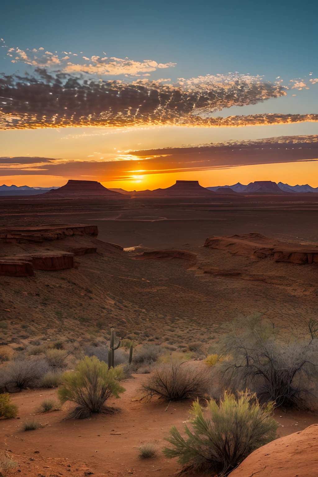 Beautiful landscape of Arizona, photography of arizona, inspired by the style of Ken Duncan well known as the pioneer of landscape, in making use of dodging and burning to edit a landscape image.