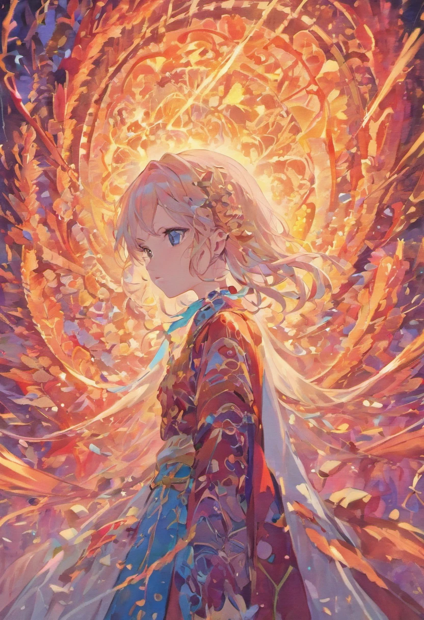 detailed texture, vibrant colors, surreal lighting, dreamlike atmosphere, intricate patterns, abstract composition, harmonious balance, mysterious narrative, infinite depth, endless possibilities, mesmerizing aesthetics, transcendent experience, immersive journey, visual poetry, surrealism.