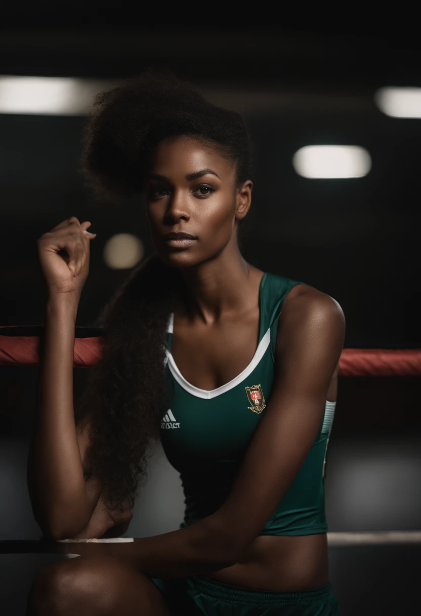 Capture the essence of power and athleticism in our latest photo campaign for SeaArt. We need a striking image of a volleyball player, standing tall and proud, showcasing the team's new uniforms. The focus is on the player's entire body, ensuring that every detail of the uniform is vividly displayed. Imagine the intensity in the athlete's eyes, the determination in their posture, and the confidence in their stance. This isn't just about sports; it's a statement of strength, unity, and style. Picture the scene with cinematic brilliance, where every thread of the fabric and every muscle of the player speaks volumes. Let the image exude the spirit of the game and the pride of wearing the team's colors. This photo will not just sell uniforms; it will sell a lifestyle, a passion, and a winning attitude. Make it bold, make it captivating – make it SeaArt.