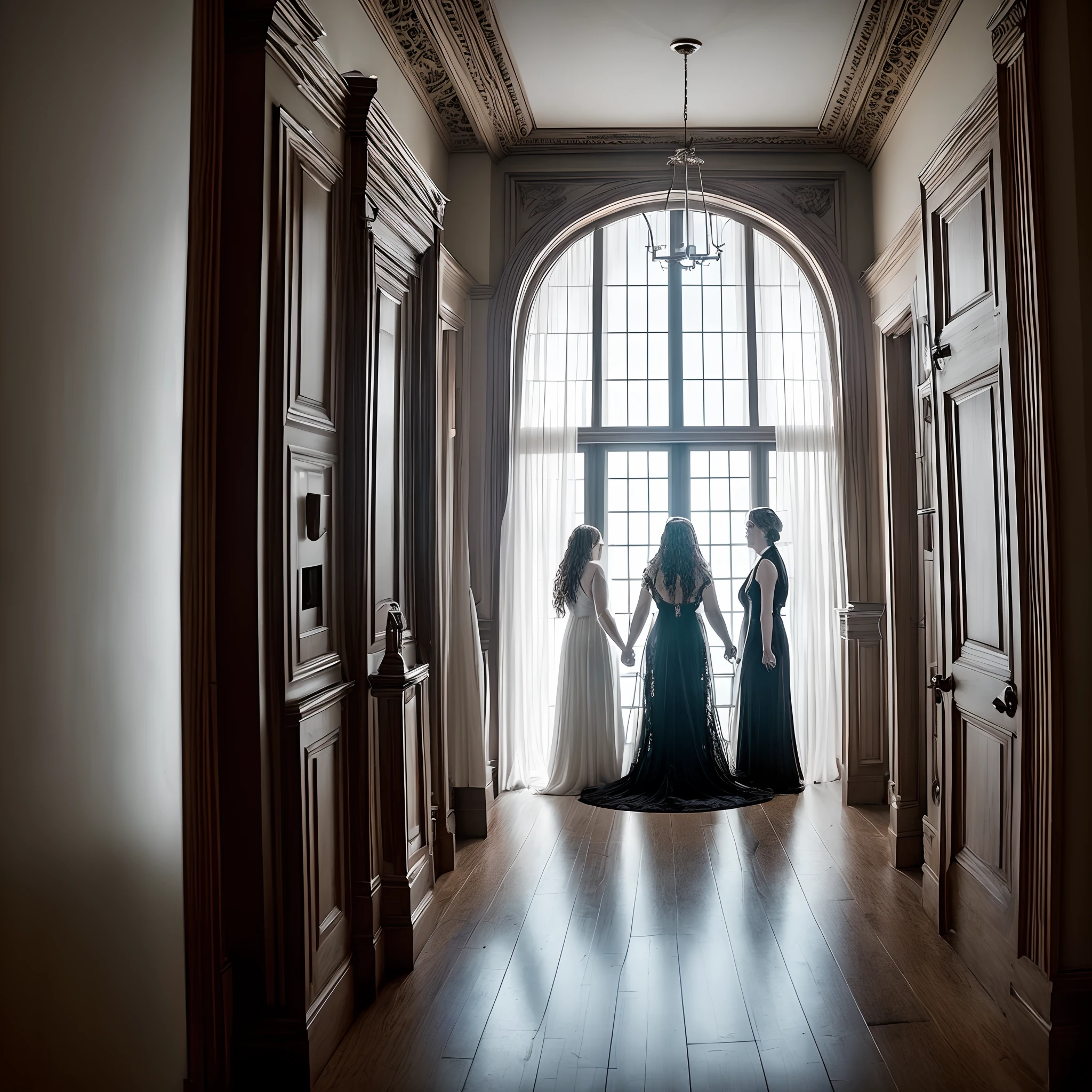 The Supernatural Forces
Sarah realizes she's not alone in the mansion. She encounters vengeful spirits haunting the halls. They seem to be seeking revenge for a past tragedy that occurred at the prom years ago.