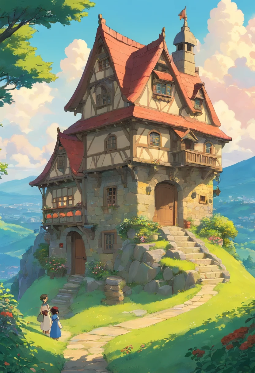 Once upon a time, dans un petit village, A mysterious house perched on top of a hill. Les enfants du village l'appelaient "The Haunted House" car personne n'osait s'en approcher, sauf pour les plus courageux des explorateurs.