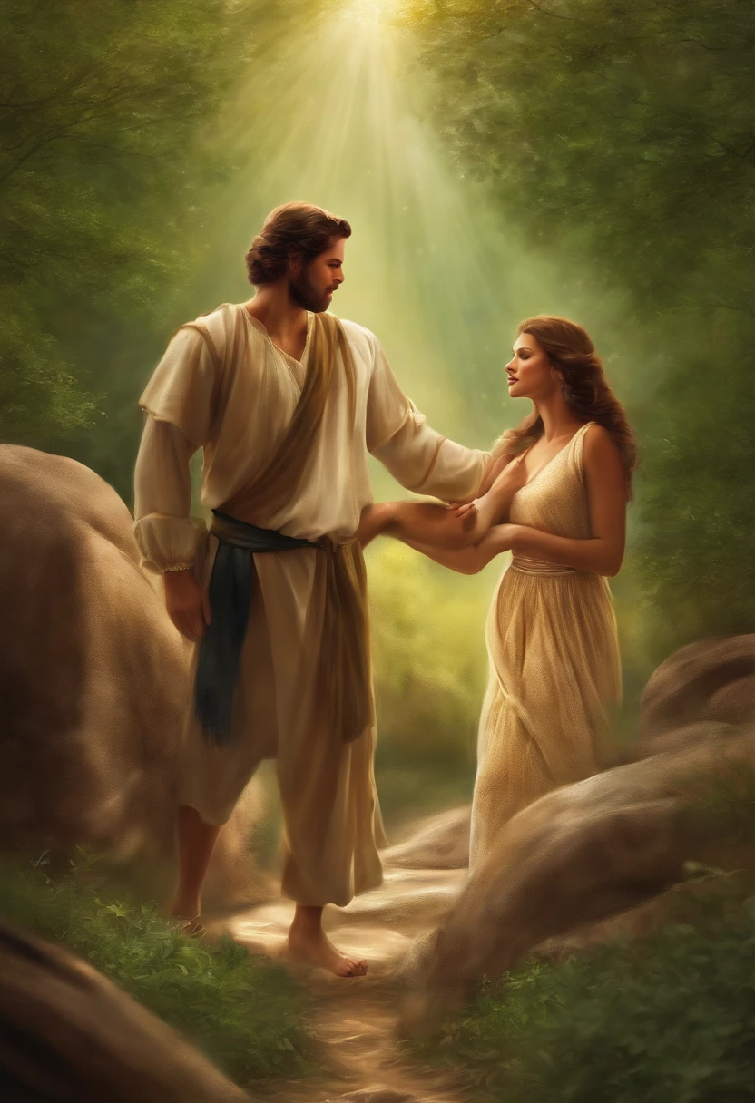 make pictures based on this verse Isaiah 4:1 Naquele dia, Seven women will grab a man and say to him:"We ourselves provide in our food and our clothes;apenas case-se conosco e livre-nos da vergonha de sermos solteiras!" with realistic tones in the present day