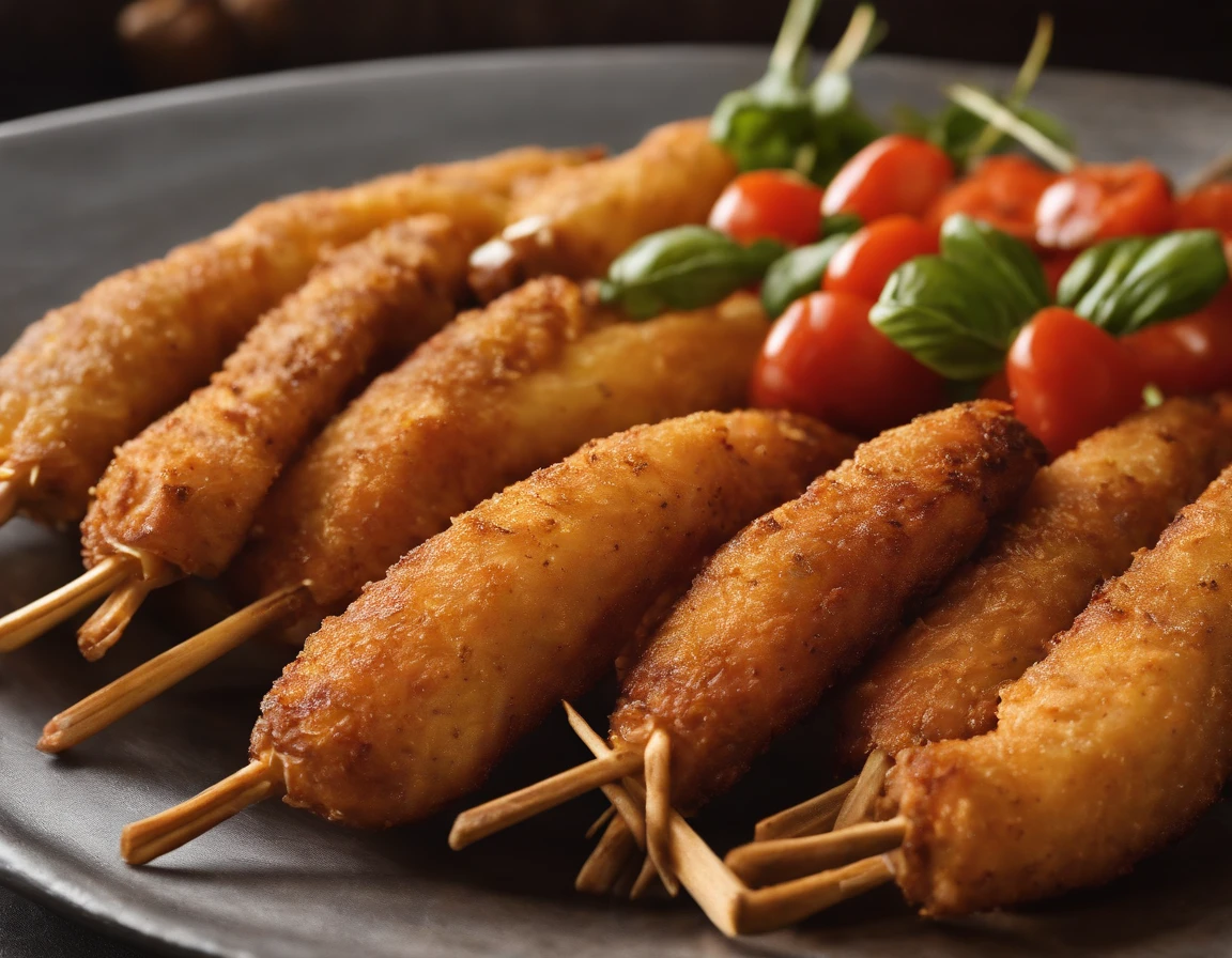 Palitos de Abobrinha na air fryer