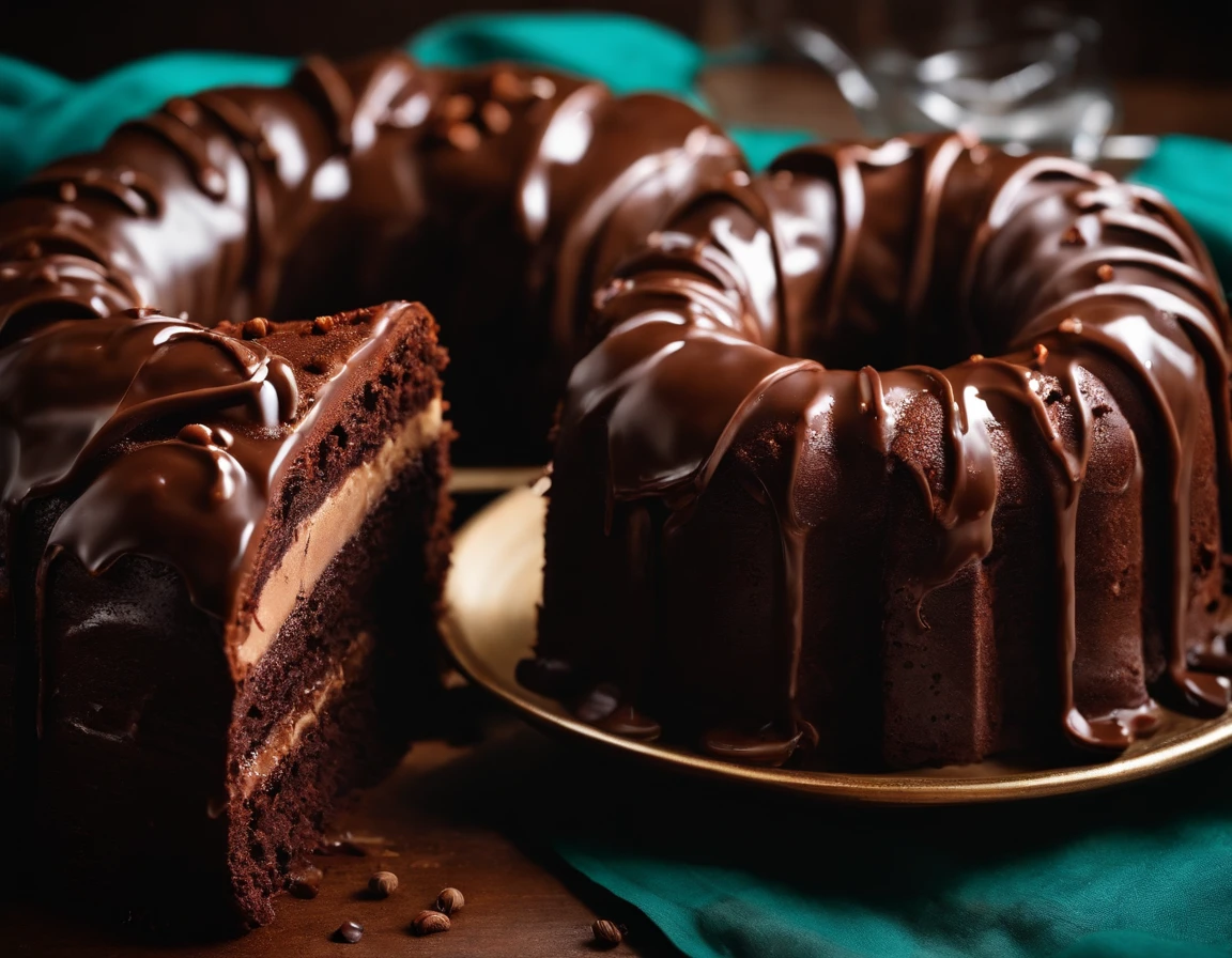 Bolo de ricota com gotas de chocolate em faticas