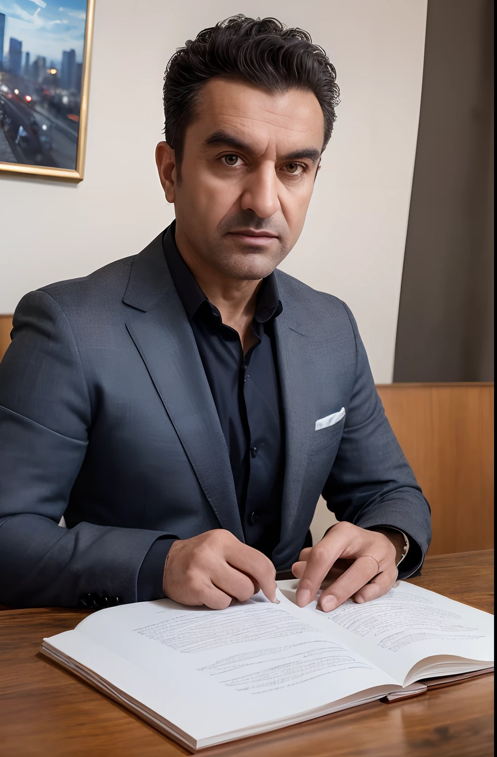 (best quality,4k,8k,highres,masterpiece:1.2),ultra-detailed,(realistic,photorealistic,photo-realistic:1.37), HDR, UHD, studio lighting, ultra-fine painting, sharp focus, physically-based rendering, extreme detail description, professional, vivid colors, bokeh, (man in suit,elegant,distinguished:1.1), (confident:1.1), (cityscape:0.9), (business:0.9), (luxurious:0.9), (determined:1.1), (modern:1.1), (sleek:1.1), (successful:1.1), (self-assured:1.1), (high-rise buildings:0.9), stylish concept, dark tone, captivating lighting, (urban:0.9), (classy:1.1), (successful businessman:1.1), (charismatic:1.1)