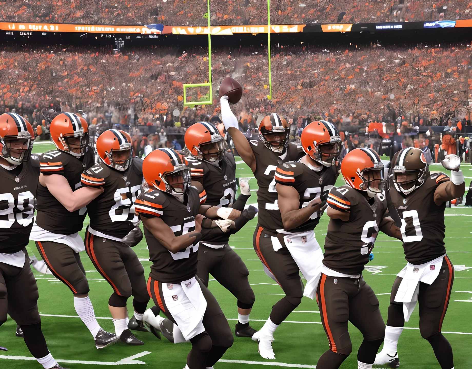 Cleveland Browns Super Bowl celebration