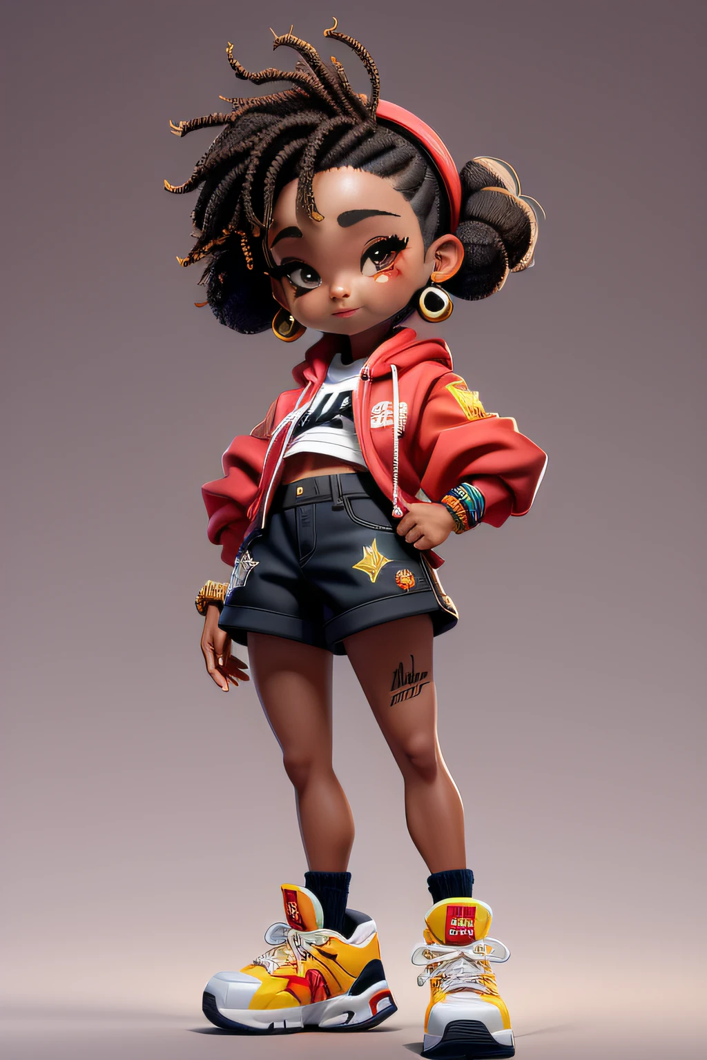 (CBZBB:1.25), Portrait of the cutest illustrationA Moreno woman, de cabelo afro cabelo caindo para frente, Rasta type but braided, holding a spear in, Shape Dana tip of spear informs of a penis, e um escudo em forma de vagina, , com belos seios corpo perfeito com , a wide thigh is beautiful a woman, com seios lindos corpo perfeito, uma coxa larga, is beautiful a destination with ,vario expression sexual pose, Erotic , art-station, ..cgi_animation, ((Estilo Art Vista de Corpo Inteiro, plano completo, vista frontal, Vista lateral, vista traseira, de personagem, Multiple views and poses, various points of view, um personagem, corpo inteiro, personagem com menos, estilo de roupa, no mesmo Estilo de cabelo, less Type of footwear, forte )):: ((whole body view, plano completo, vista frontal, vista traseira, design de personagem, Multiple views and poses, various points of view, de um personagem, corpo inteiro,, personagem com menos, estilo de roupa, no mesmo Estilo de cabelo, less Type of footwear))::