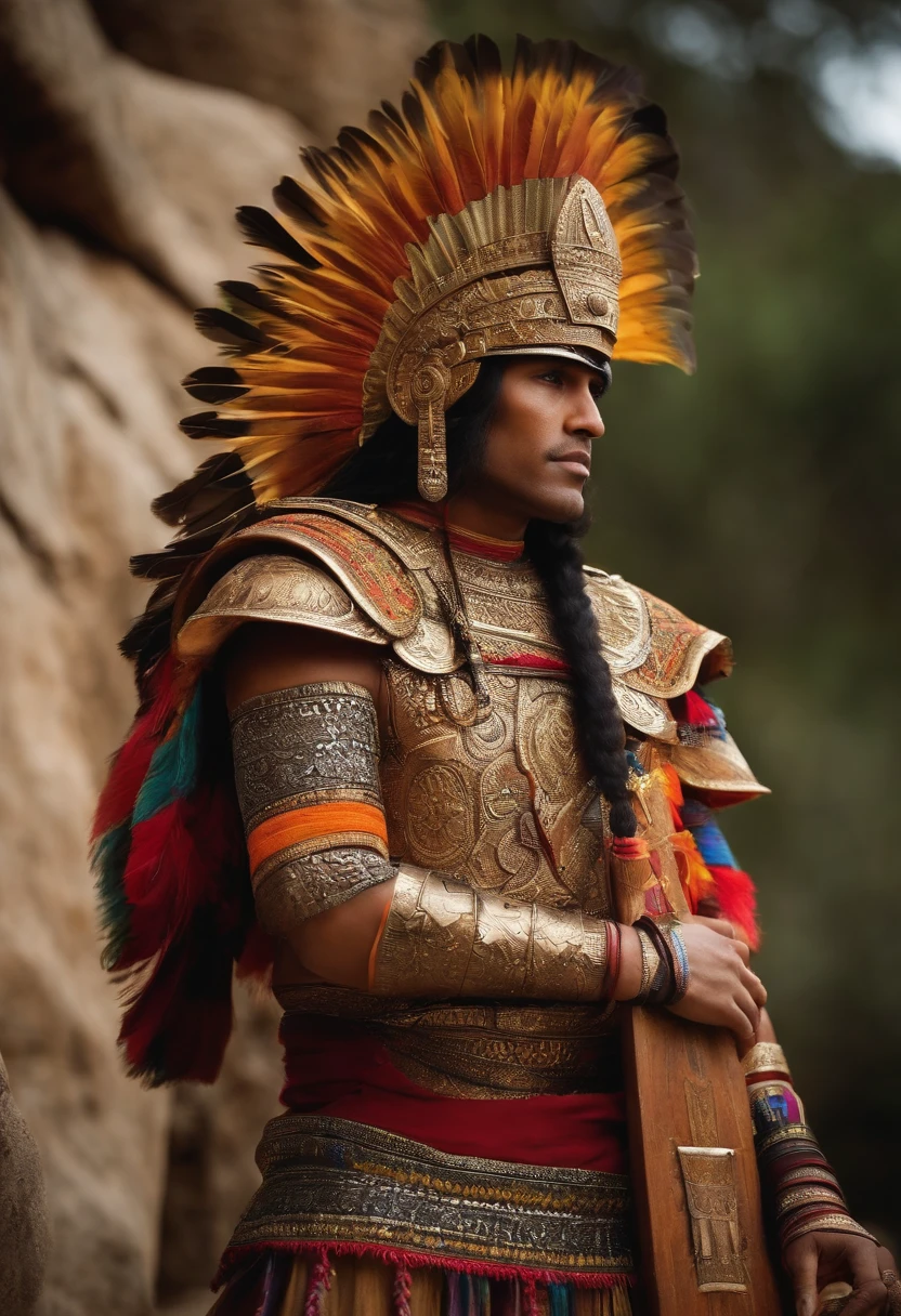 coloque acessorios incas em sua armadura