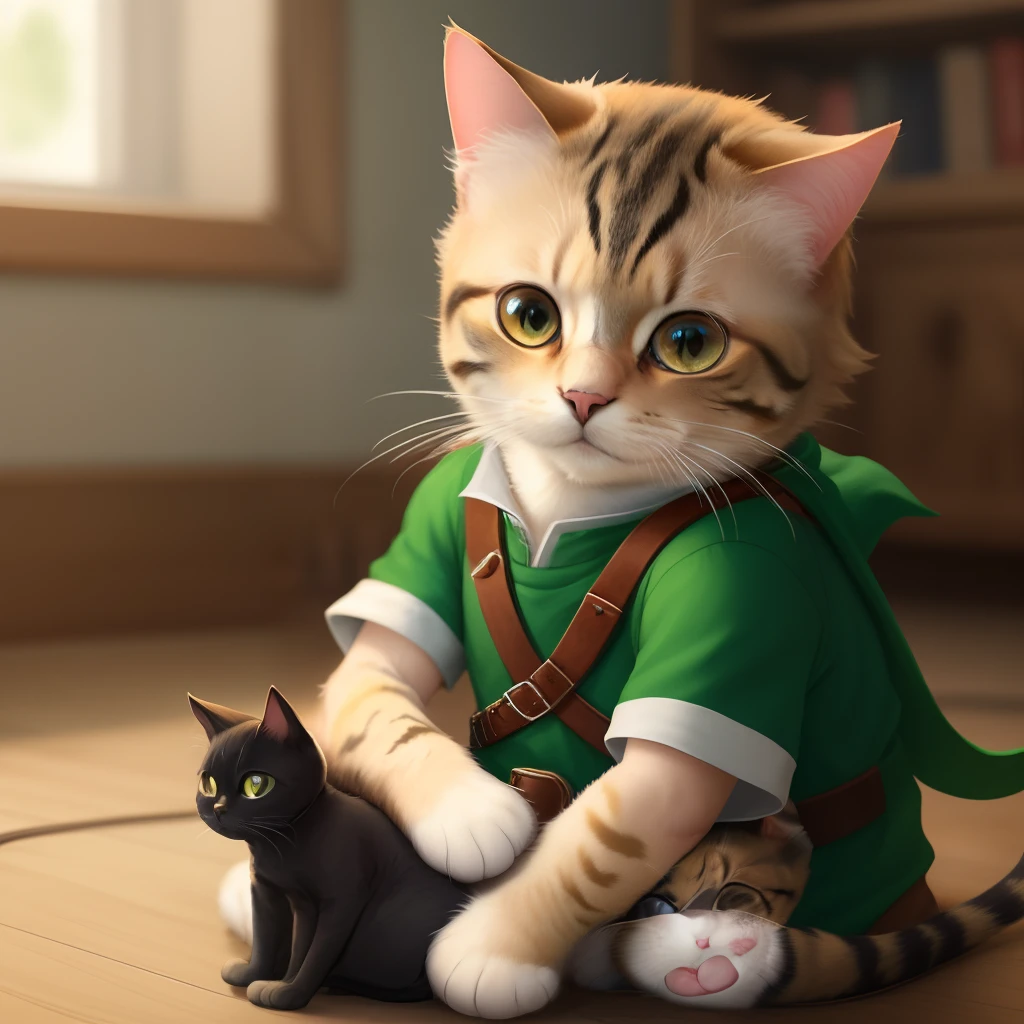 Link as a cat