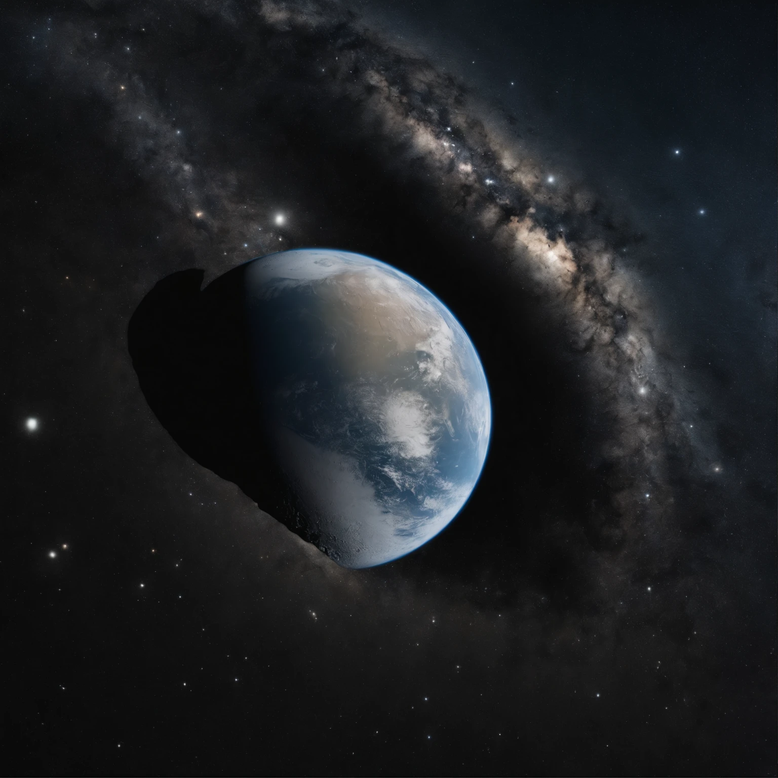 Master Parts、Superior Quality、superior image quality、The 8k quality、Beautiful pictures of the starry sky、magnifica、Arched Milky Way:1.25、Alafed view of Earth from the lunar surface:1.25, Lunar surface, space photo, on the moon, moon background, moon background, on the moon, Lunar soil, space photo, moonscape, Focus on the Moon, On Moon, Numerous craters, Seeing the Earth from the surface of the moon:1.9, big earth in the sky:1.9, Dark Blue Universe:1.9