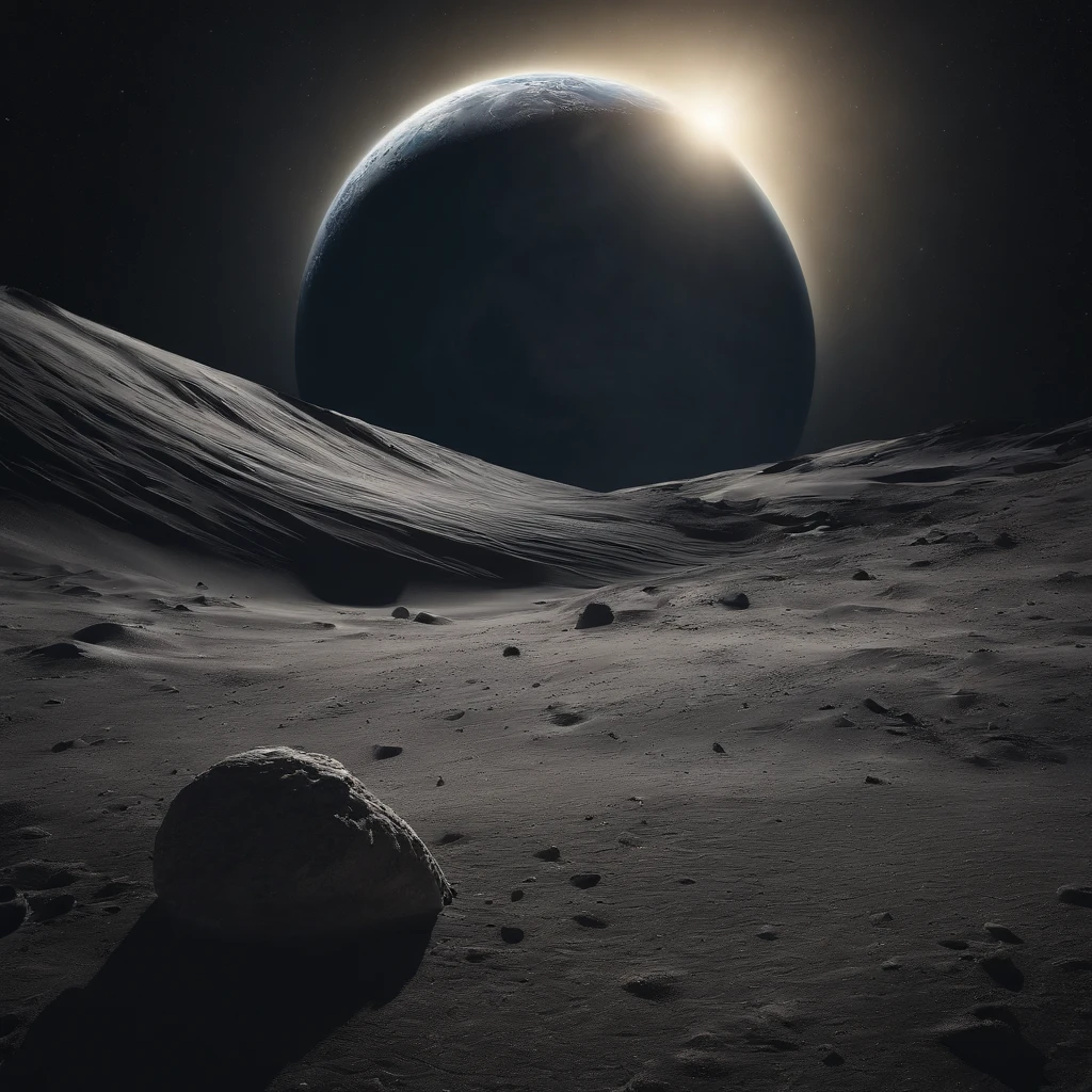 Master Parts、Superior Quality、superior image quality、The 8k quality、Beautiful pictures of the starry sky、magnifica、Arched Milky Way:1.25、Alafed view of Earth from the lunar surface:1.25, Lunar surface, space photo, on the moon, moon background, moon background, on the moon, Lunar soil, space photo, moonscape, Focus on the Moon, On Moon, Numerous craters, Seeing the Earth from the surface of the moon:1.9, big earth in the sky:1.9, Dark Blue Universe:1.9