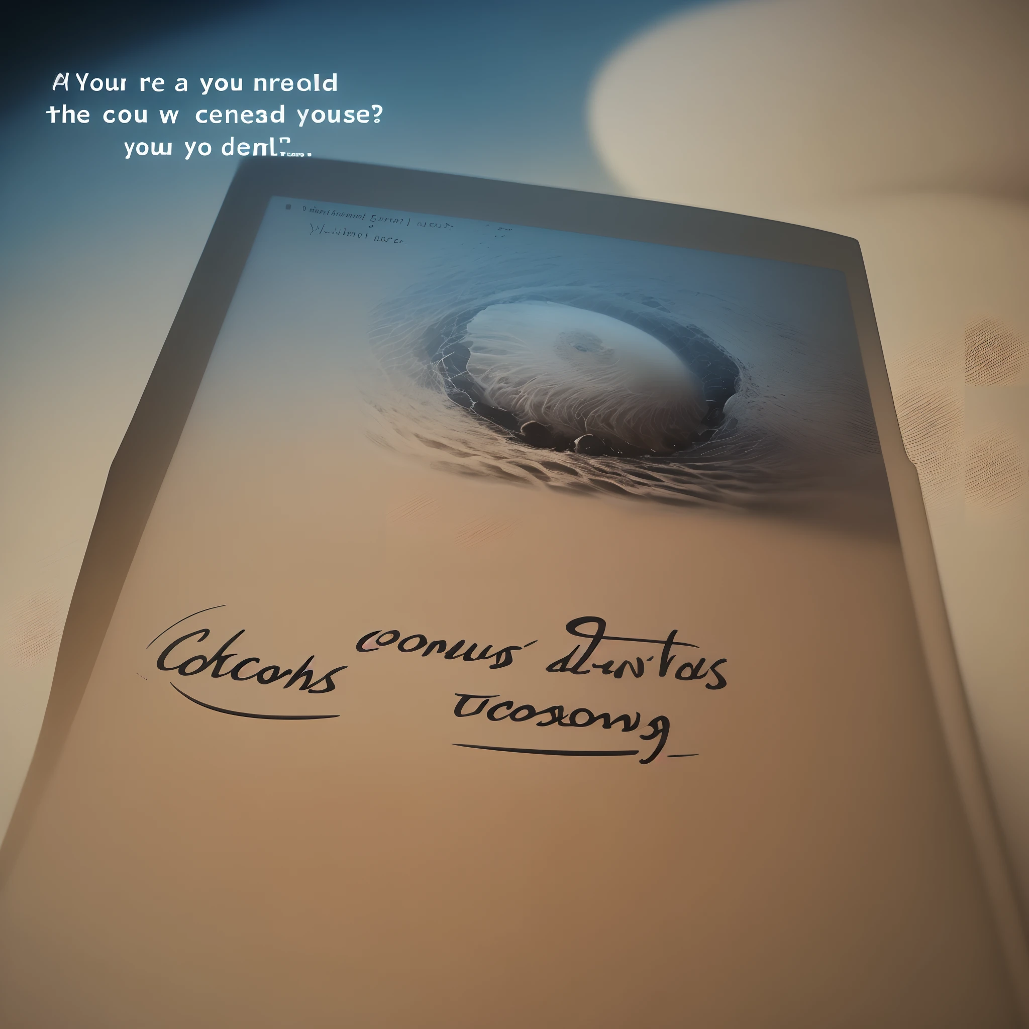 Create an image with the text "Conscious Thoughts"