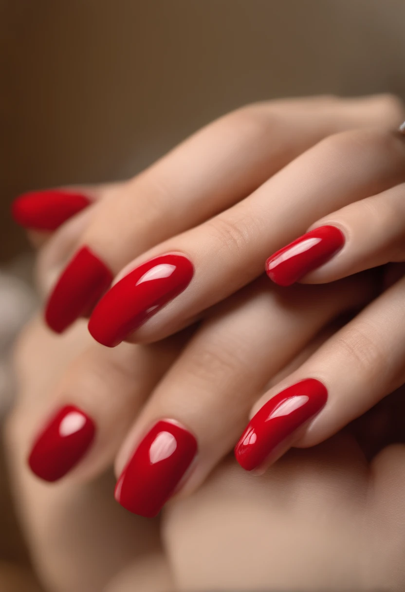 Red nails