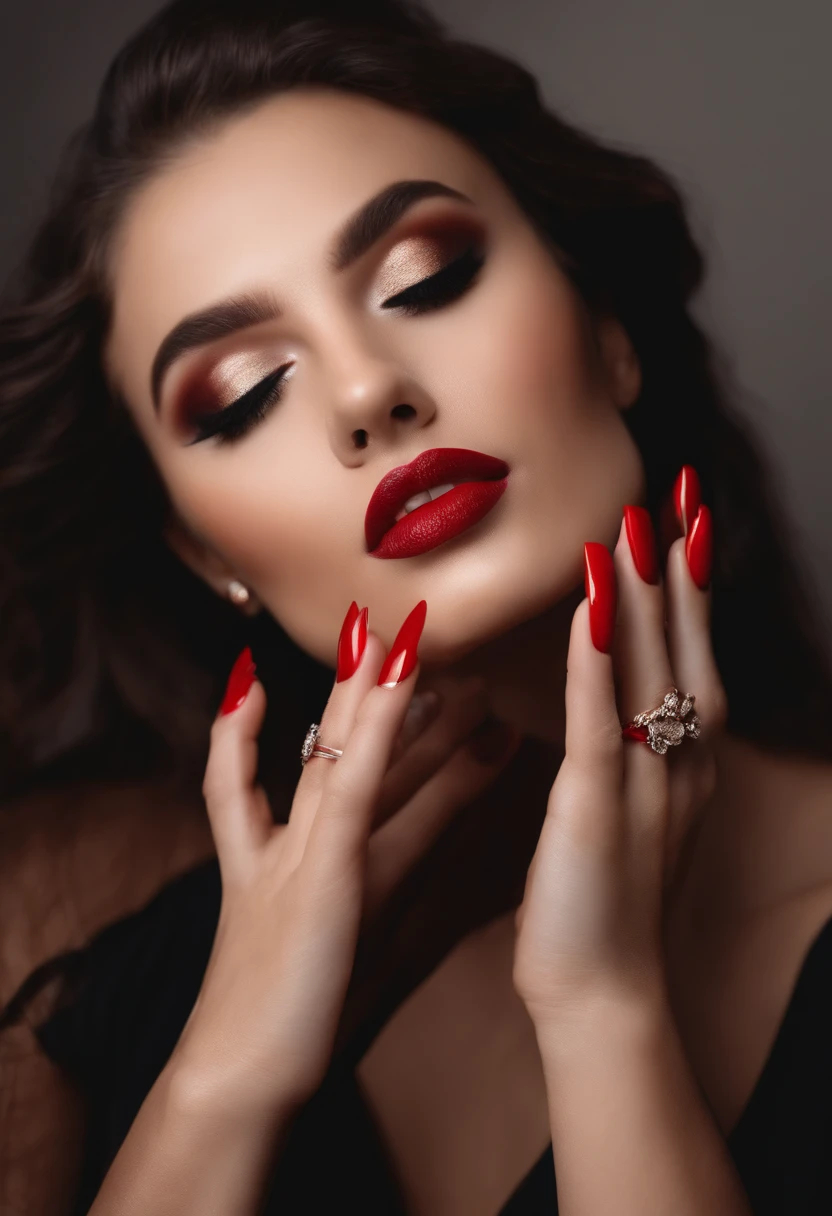 Red nails