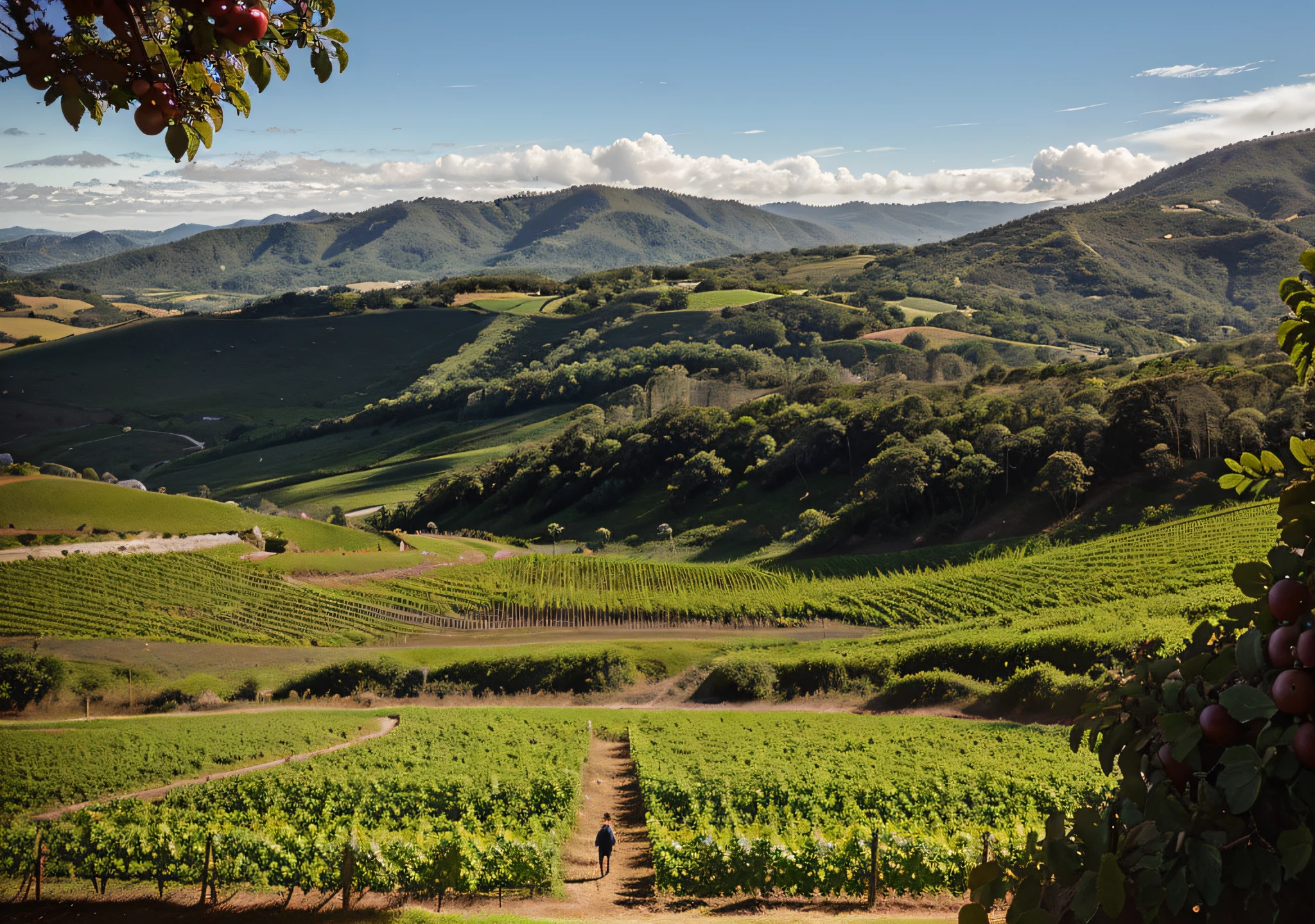 "Journey to the picturesque landscapes of Santa Catarina, replete with sprawling apple orchards and vineyards, as you embark on a life-changing quest for success."