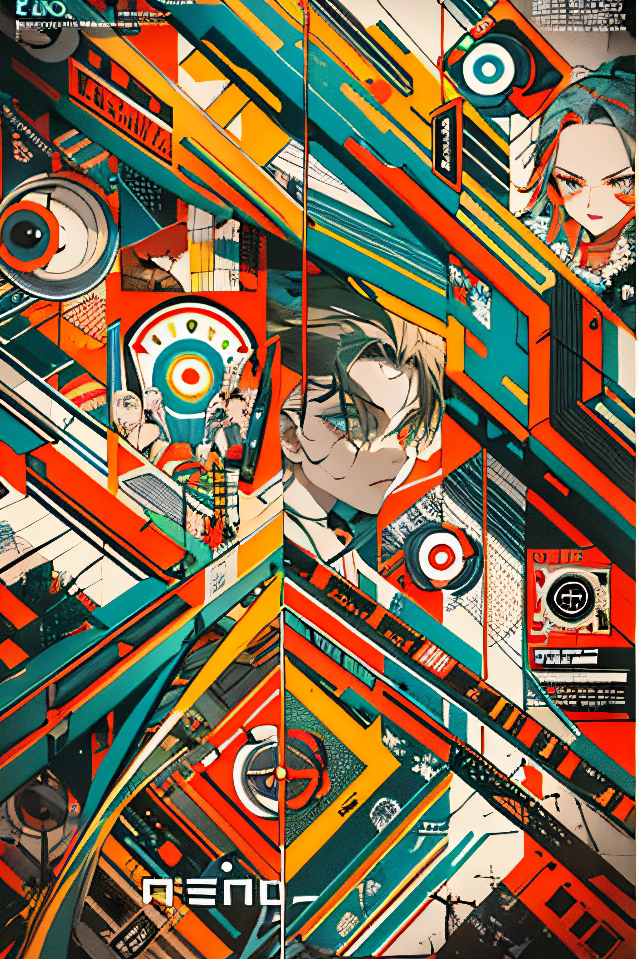 (((dramatic))), (((gritty))), (((intense)))) The movie poster features \(Masterpiece, Best Quality), 8k Wallpaper, highly detailed, poster, vintage, 1960s, president, Big dog, thriller cinematic movie poster, Bauhaus, shapes, lines, abstract, propaganda, mid century modern, movie poster, vintage, . The color palette is dominated by dark colors, dotted with bright colors, giving the poster a dynamic and visual impact, tachi-e (magazine:1.3), (cover-style:1.3), fashionable, vibrant, outfit, posing, front, colorful, dynamic, background, element, confident, expressive, holding, statement, attachment, majestic, coiled, around, touch, scene, cover, bold, eye-catching, fashion, catchy, bigger, eye-catching, modern, trendy, focused, stylish,