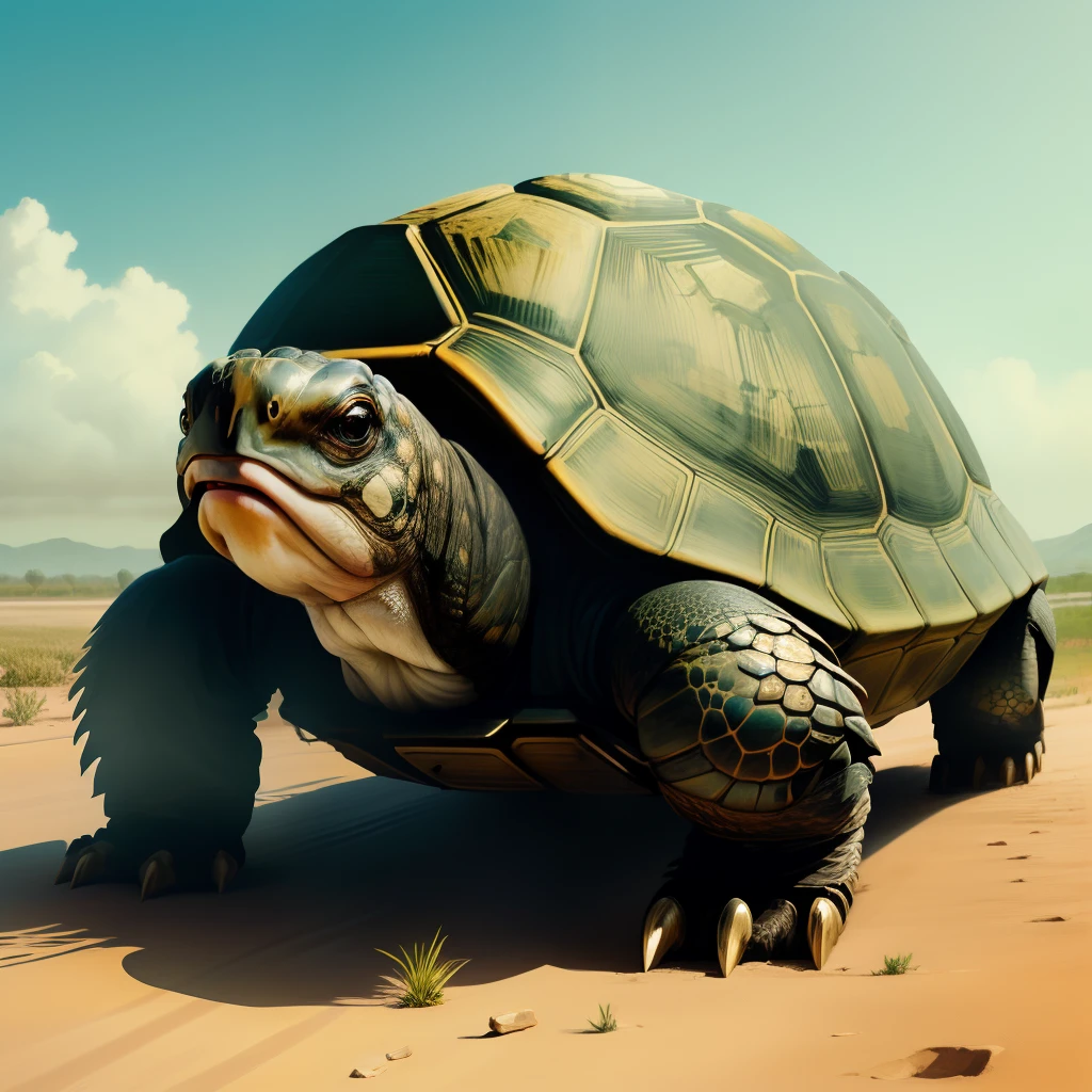 Cowboy tortoise