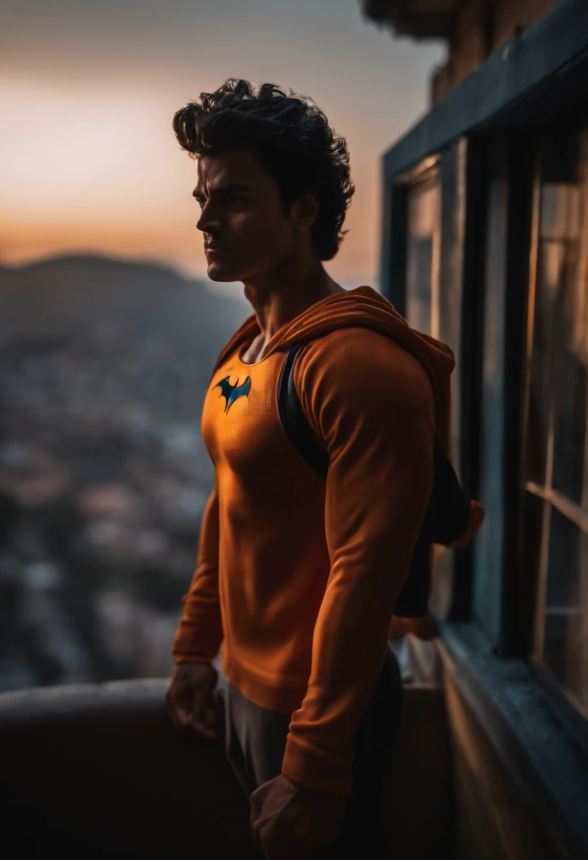 (Homem-aranha), (Batman), (Goku), (Favela), (Perfeito), (realista).
