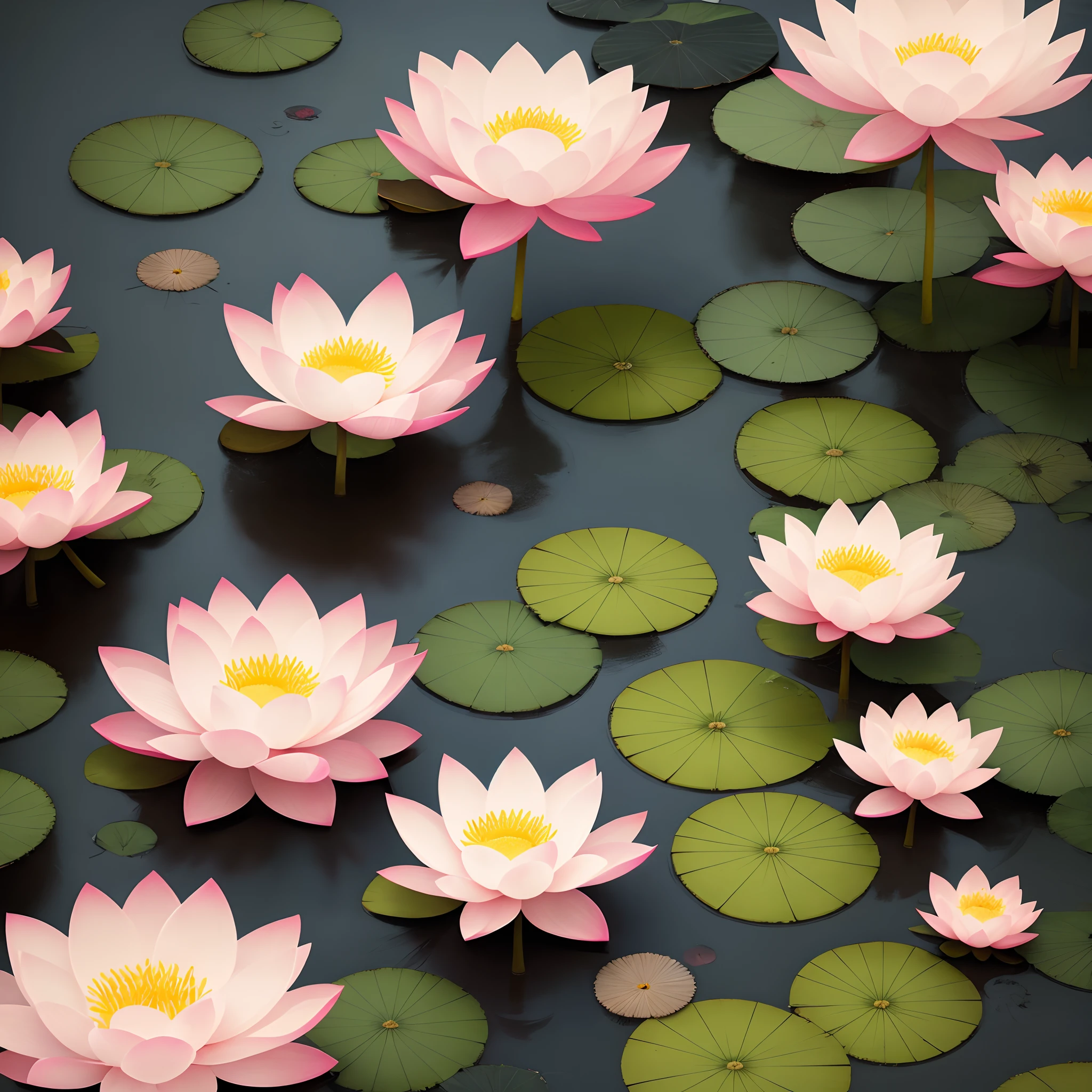 Papel de parede com flor de lotus