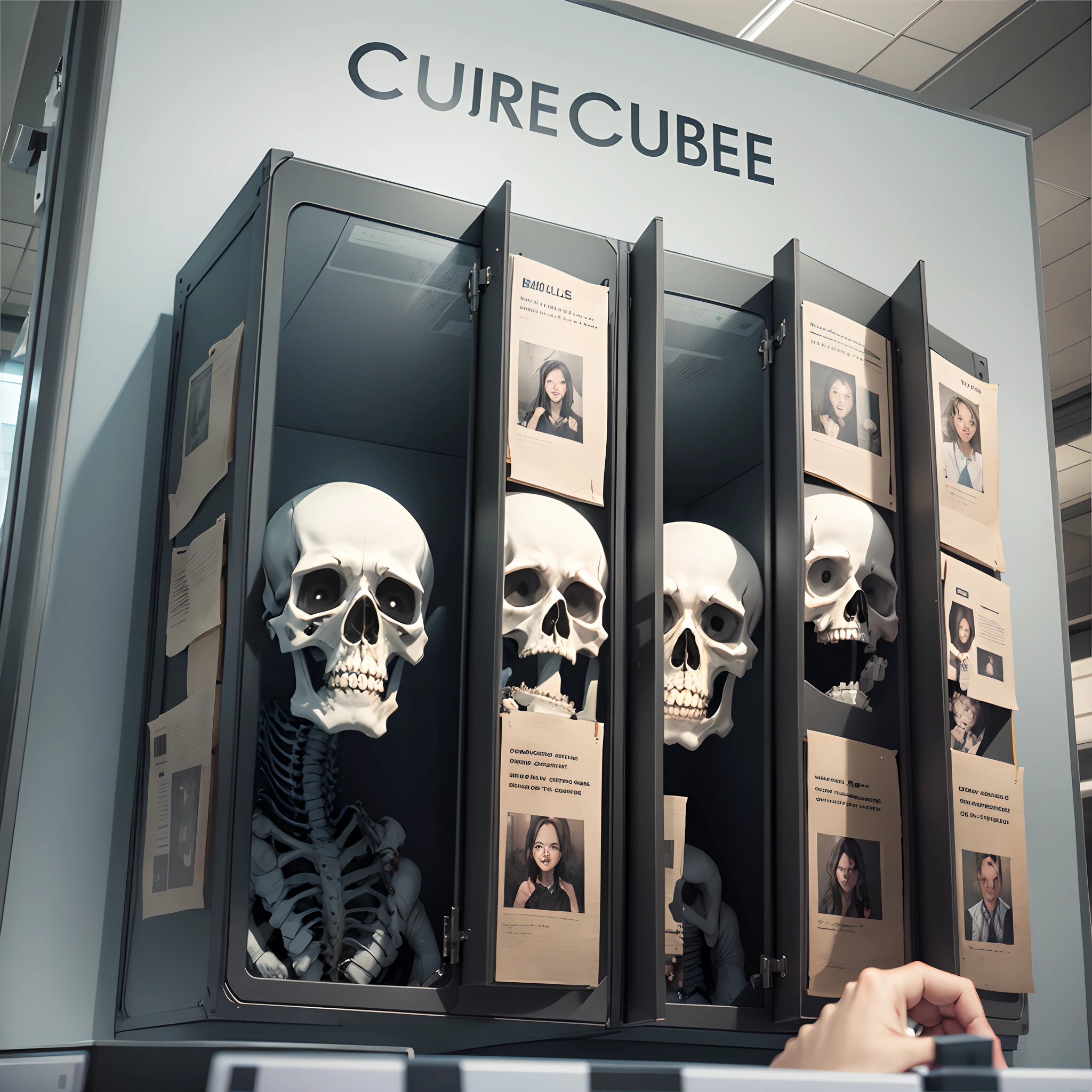 Macabre cubicle hell