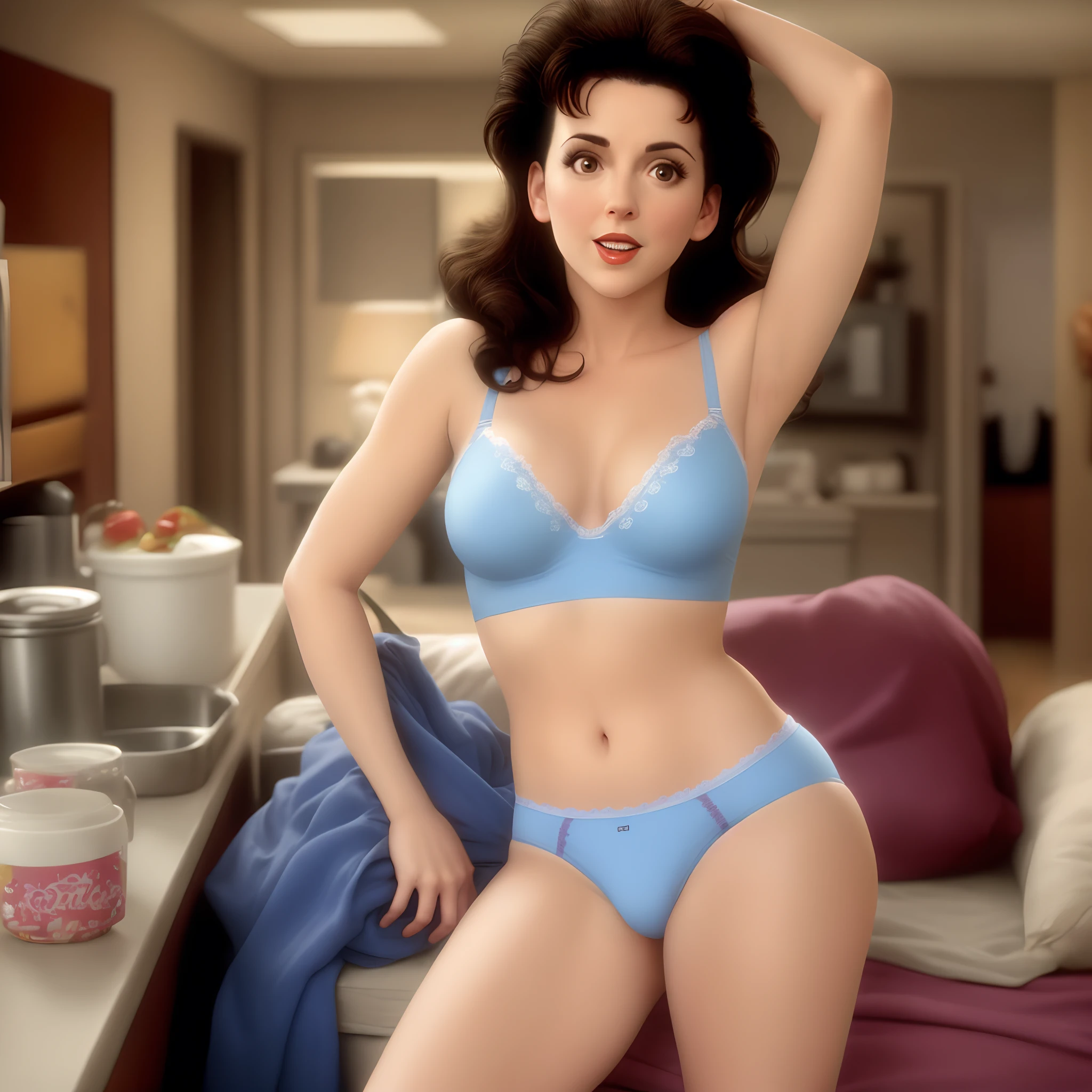 Elaine from Seinfeld in underwear