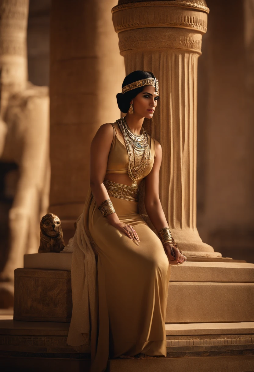 Cleopatra relaxing egpcia