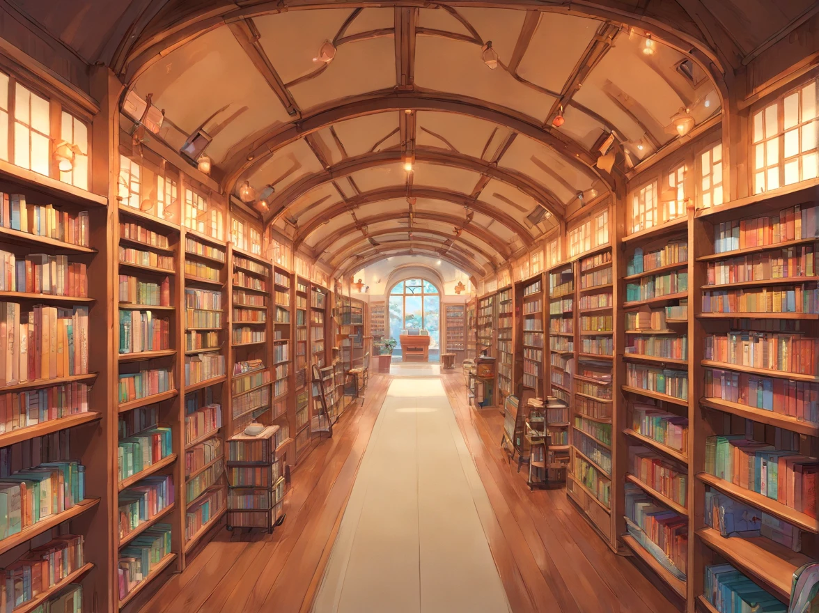 there is a large open book store with many books on shelves, vast library, dezeen showroom, dezeen, endless hallways and bookshelves, interior, liminal bookshop, a wide full shot, su fu, white map library, endless books, infinite library, by Dietmar Damerau, sha xi, an architectural, books cave