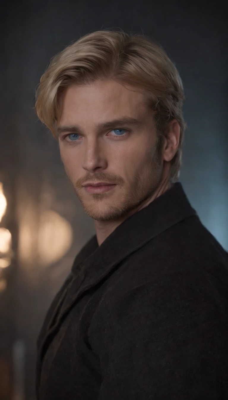 https://cdn.discordapp.com/attachments/1151675549438185532/1158979588316209203/charlie_to_edit.png?ex=651e375a&is=651ce5da&hm=75b4e1c454d6bd312c3912959630de2be04feb41d017cf1f32d3e4635d817ba1& blonde hair blue eyes man held captive in a dark room, thriller, suspence, scifi, cyberpunk, 8k, cinematic scene from film