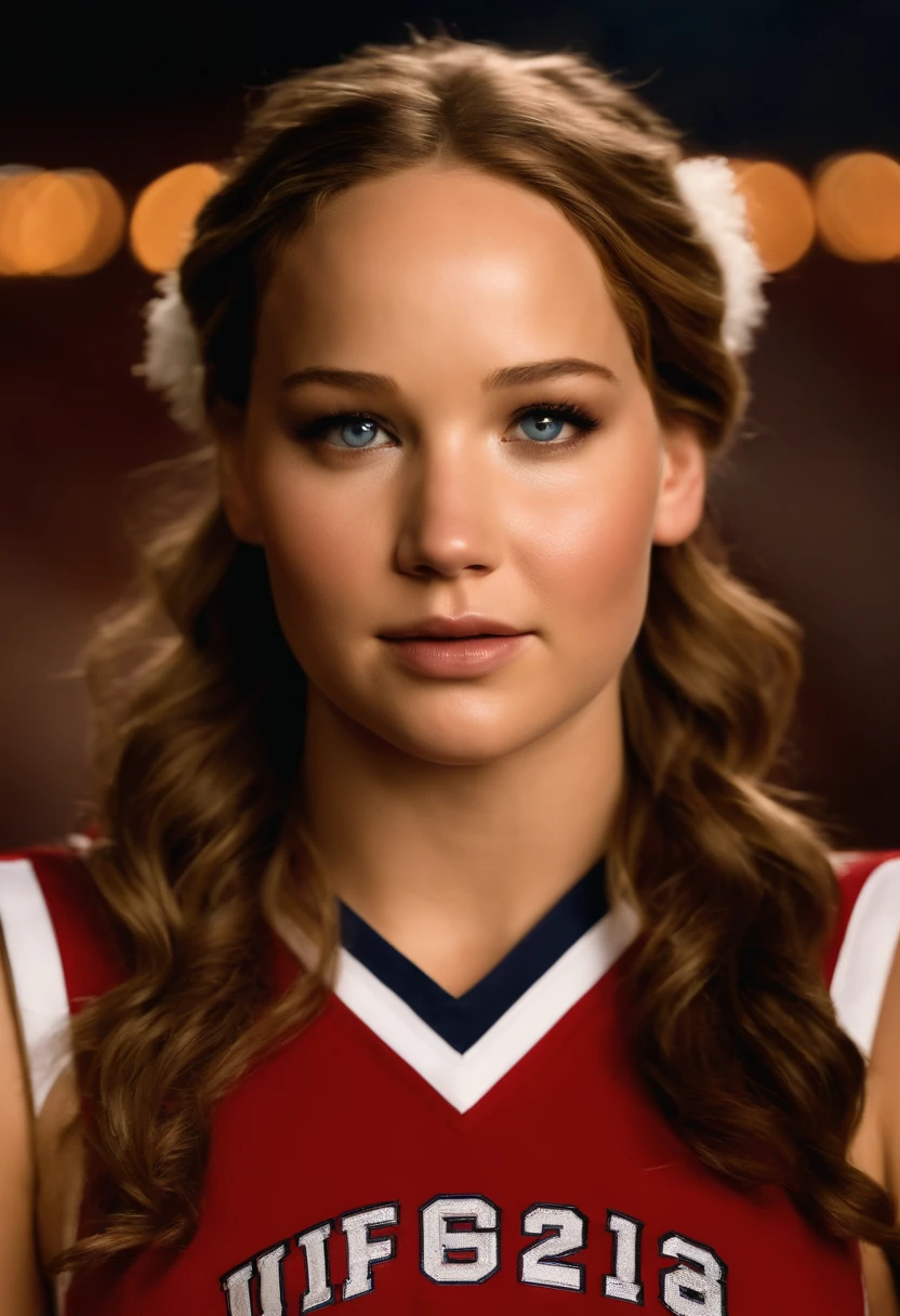 Jennifer Lawrence as a -yeld chleader