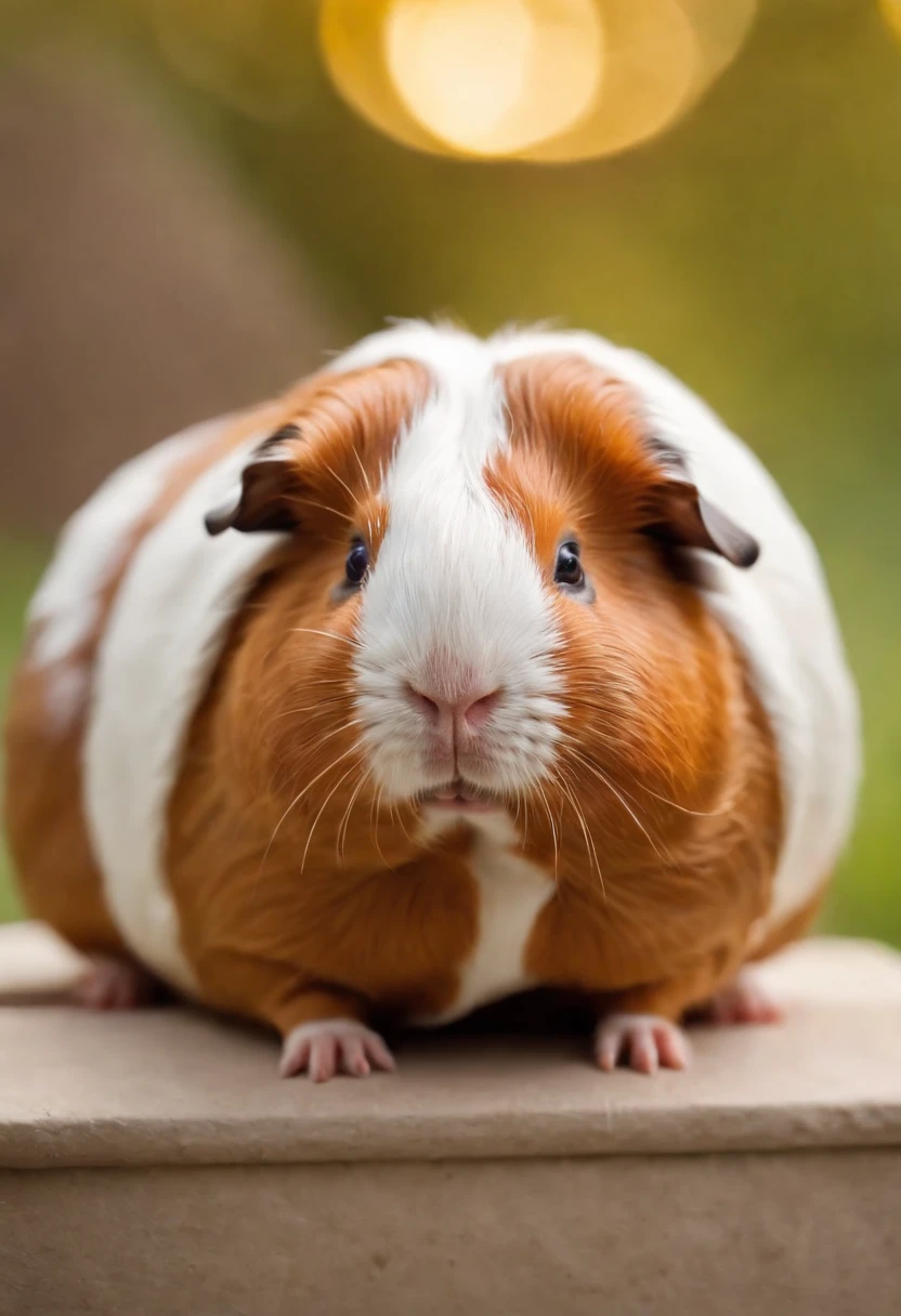 fat guinea pig pooping