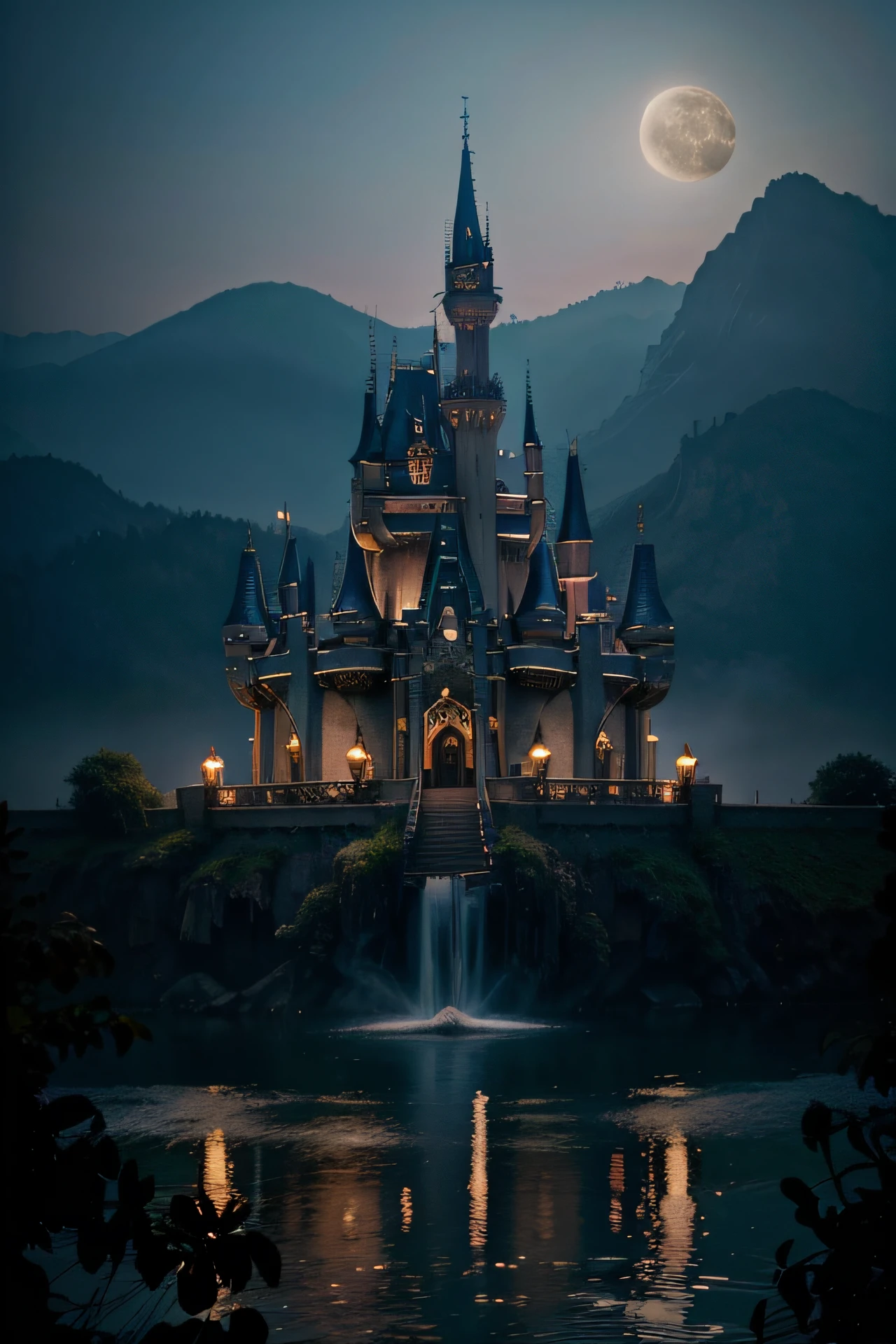 A magic castle or magic academy that outsiders can't see but know of its existence, Be dreamy