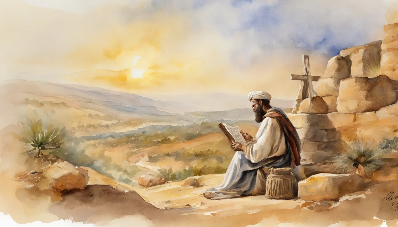 Paul writing the Bible 2,000 years ago