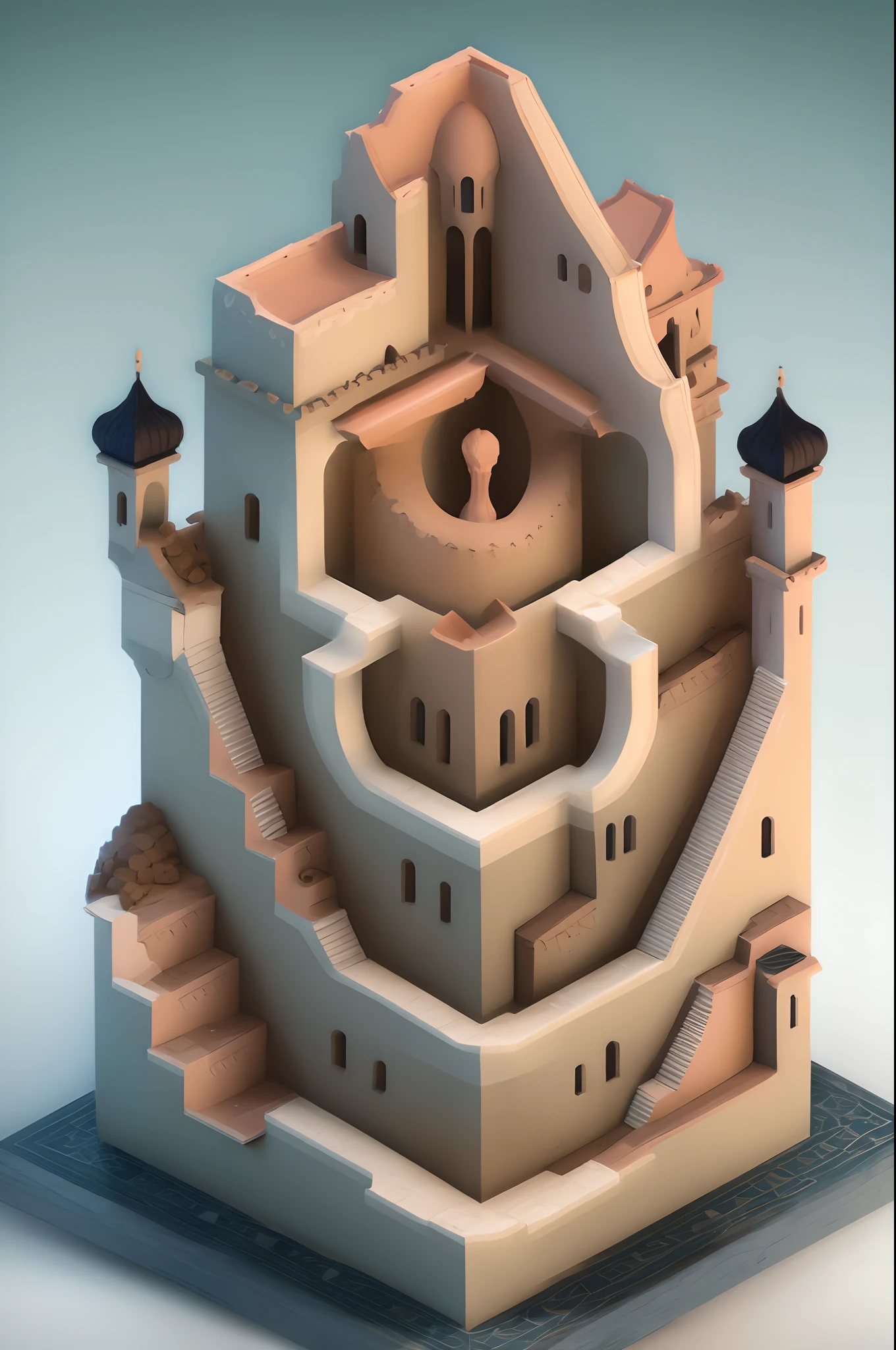 tmasterpiece，monument valley，geomerty