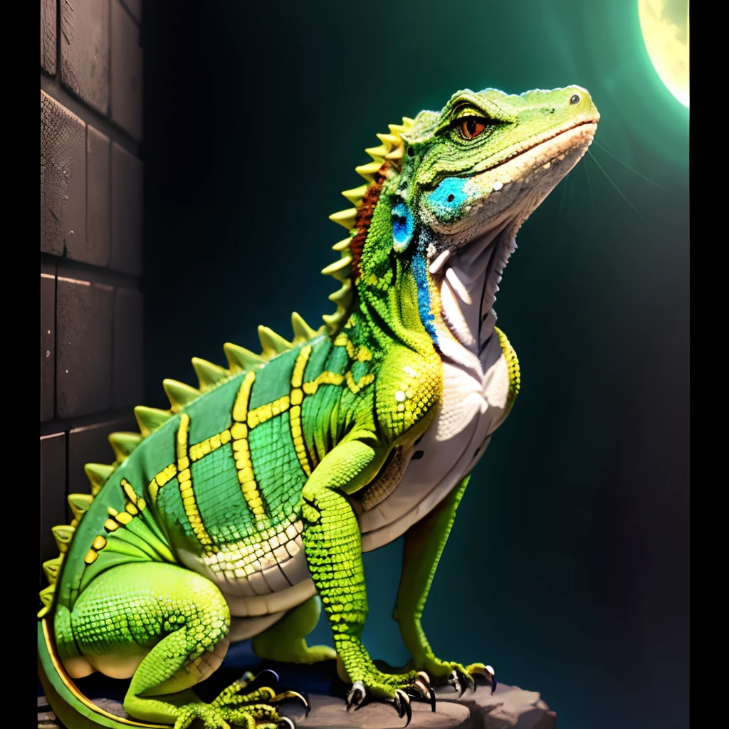 Anime-style lizard