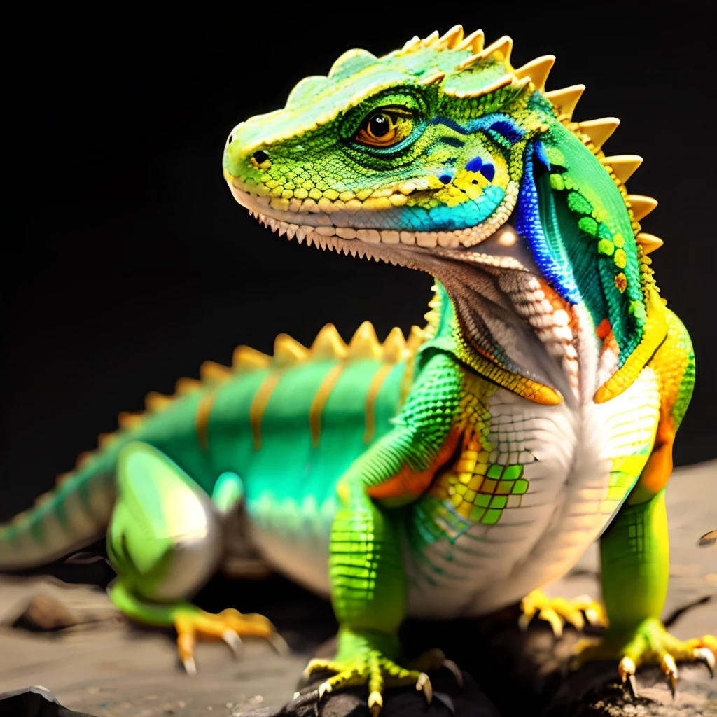 Anime-style lizard