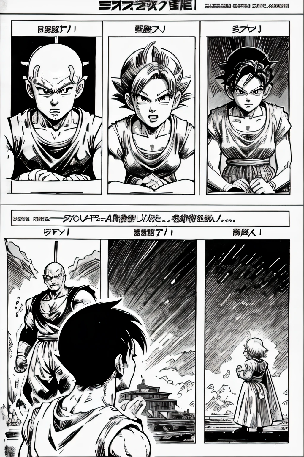 Dragon Ball manga，Comic storyboard