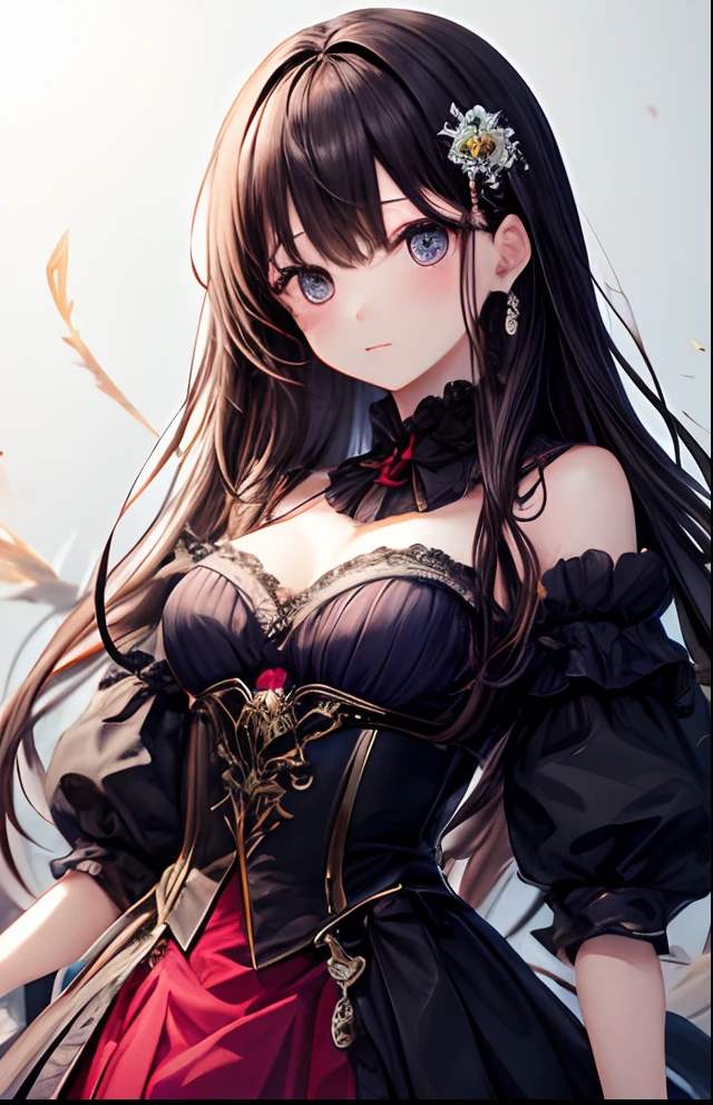 (RAW photo:1), (best quality:1.3), (masterpiece:1.3), (ultra-detailed:1.3), (beautiful:1), (floating hair :1), (beautiful detailed eyes:1.1), (extreme detailed illustration:1.3), (professional lighting, face lighting:1.2), (perfect anatomy:1.3), soft light, beautiful body, Glossy smooth hair, dark brown hair, (long wavy hairstyle: 1.3), navy blue eyes, confident career woman, , extreme detailed illustration, 1girl, (smile:1.2), (cute:1.2), twenties, looking at viewer, black business suit, black tight skirt, Silver chain necklace, piercings, silver bracelet, standing, spread legs, tokyo street,, from below, wide angle