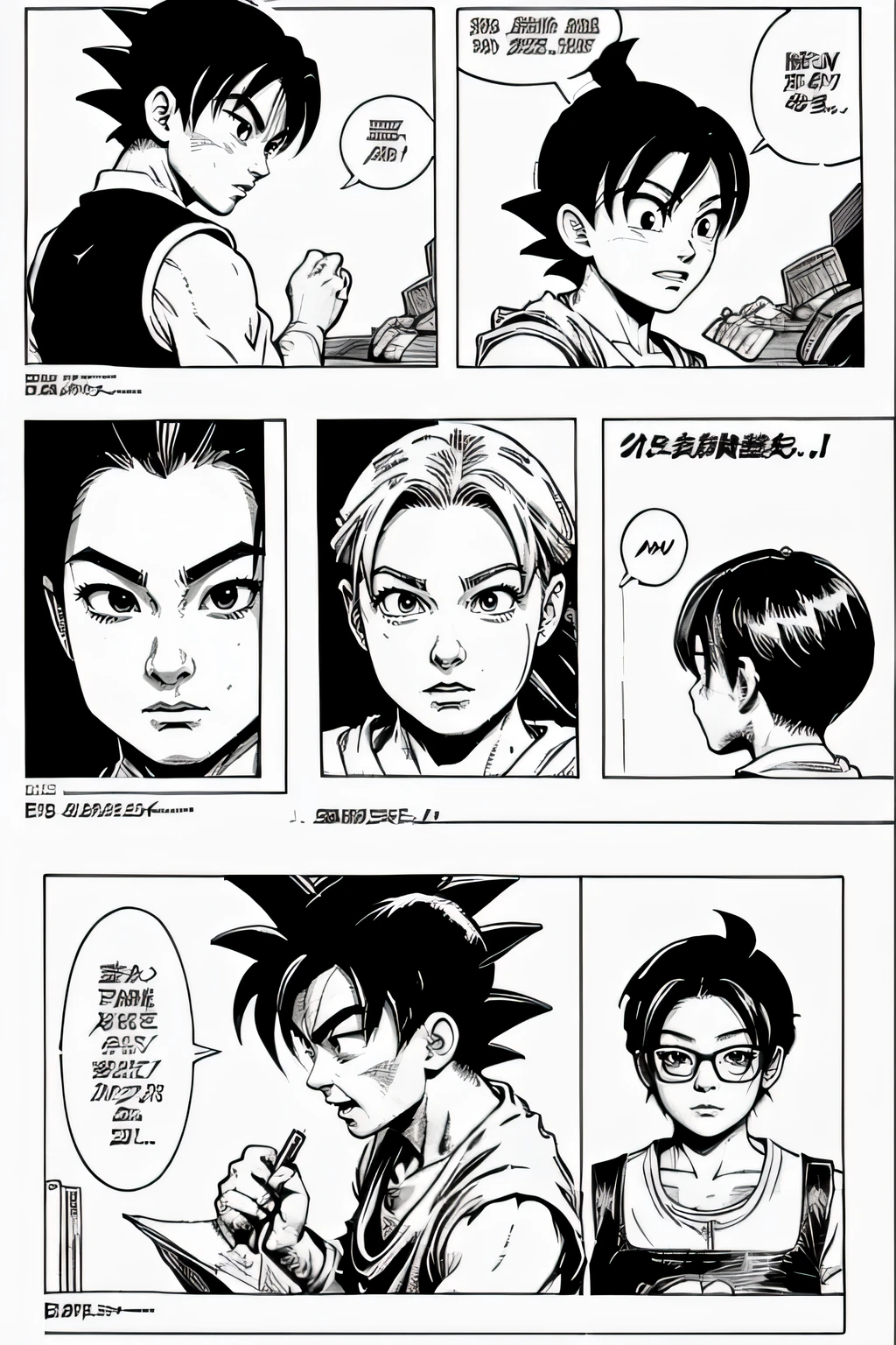 Dragon Ball manga,Comic storyboard