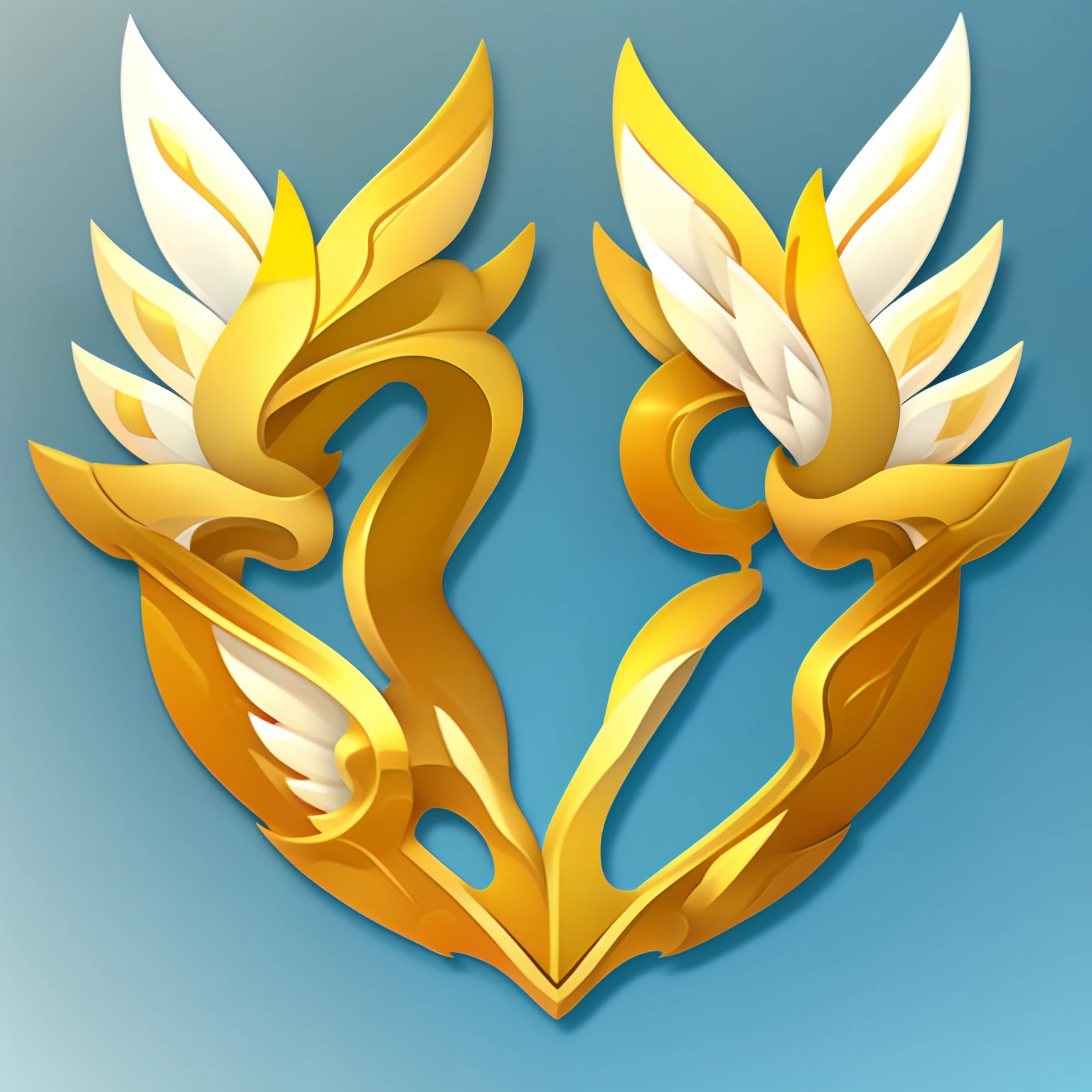 (tmasterpiece,top-quality,best qualityer,offcial art,Beauty and aesthetics:1.2),(8K,best qualtiy,tmasterpiece:1.2),Golden wings,Add "J" and "S",Graphic combination of "J" and "human" characters,The "S" is combined with the wing figure,"J" and "S" are tightly combined,To have the element of water