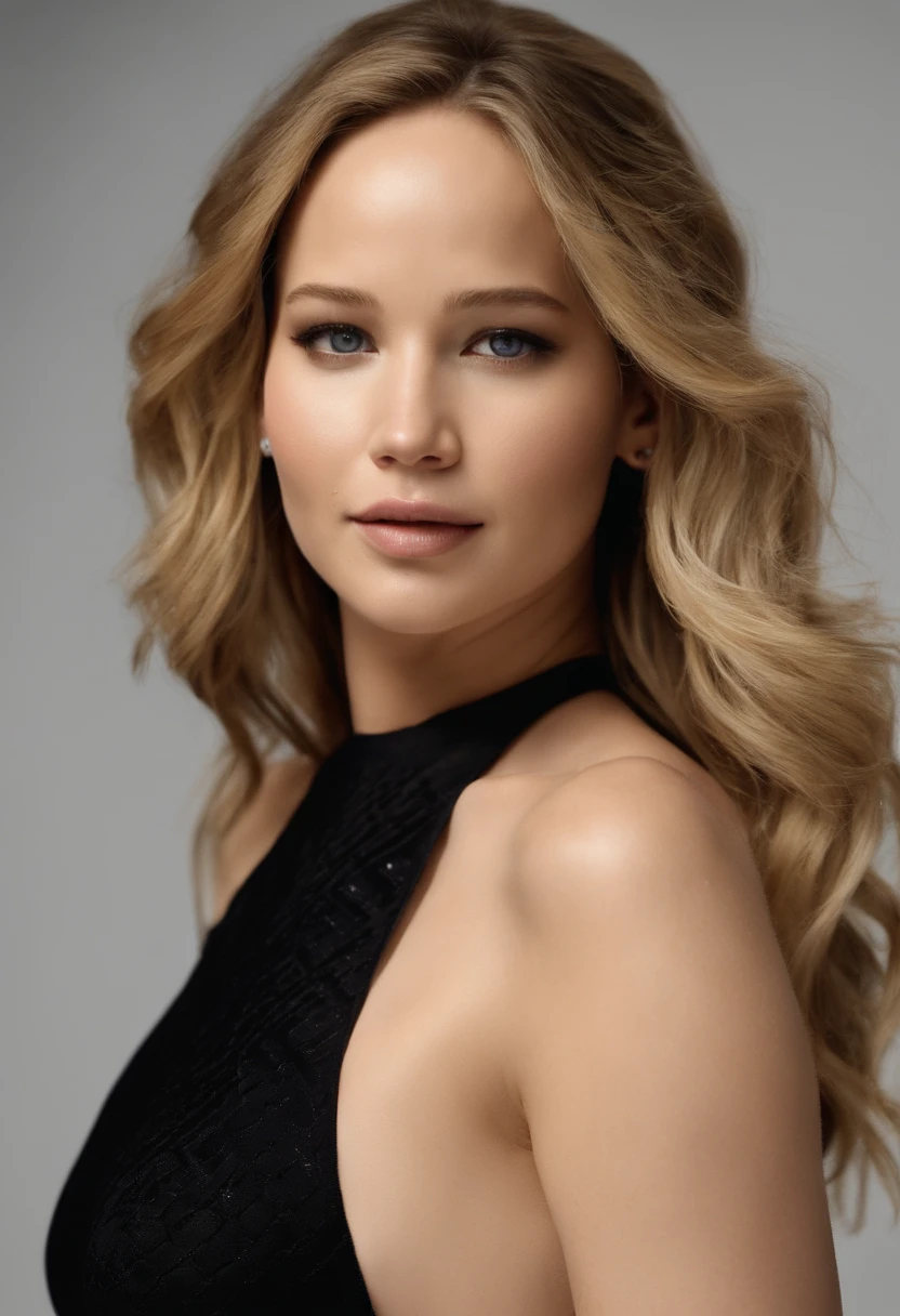 American actress Jennifer Lawrence (ผู้หญิงเปลือยกาย), Wear a see-through dress.(Girl without clothes), bedroom, Good lighting 10, bright skin, Extra Focus, Beautiful, (No skirt), (), (huge breast), (Beautiful nuisance...) Full naked body, Fair-skinned, , 10, Super Detailed., Perfect body, so pretty, wet, Beautiful Vargina in