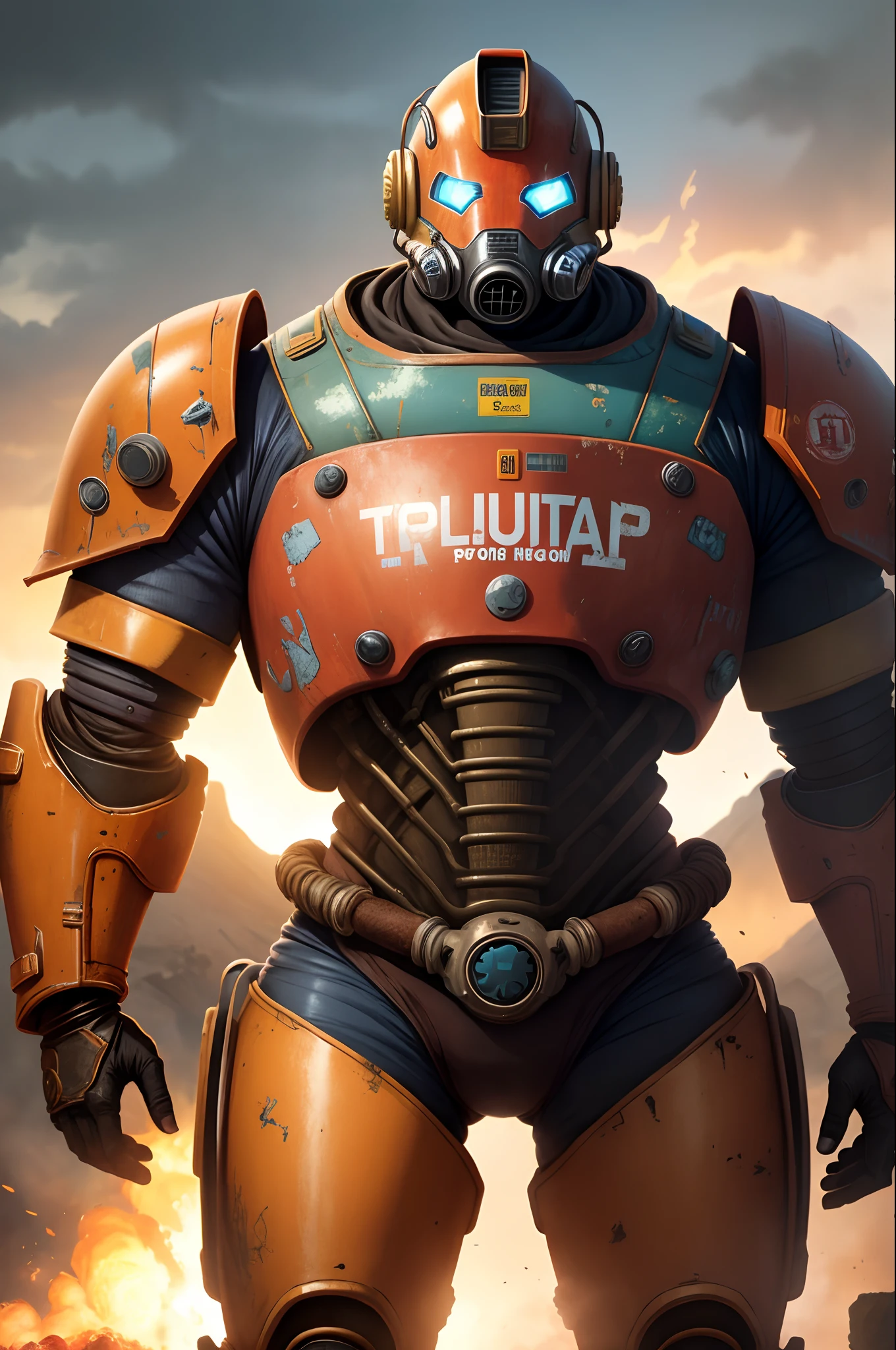 Trump in fallout power armor