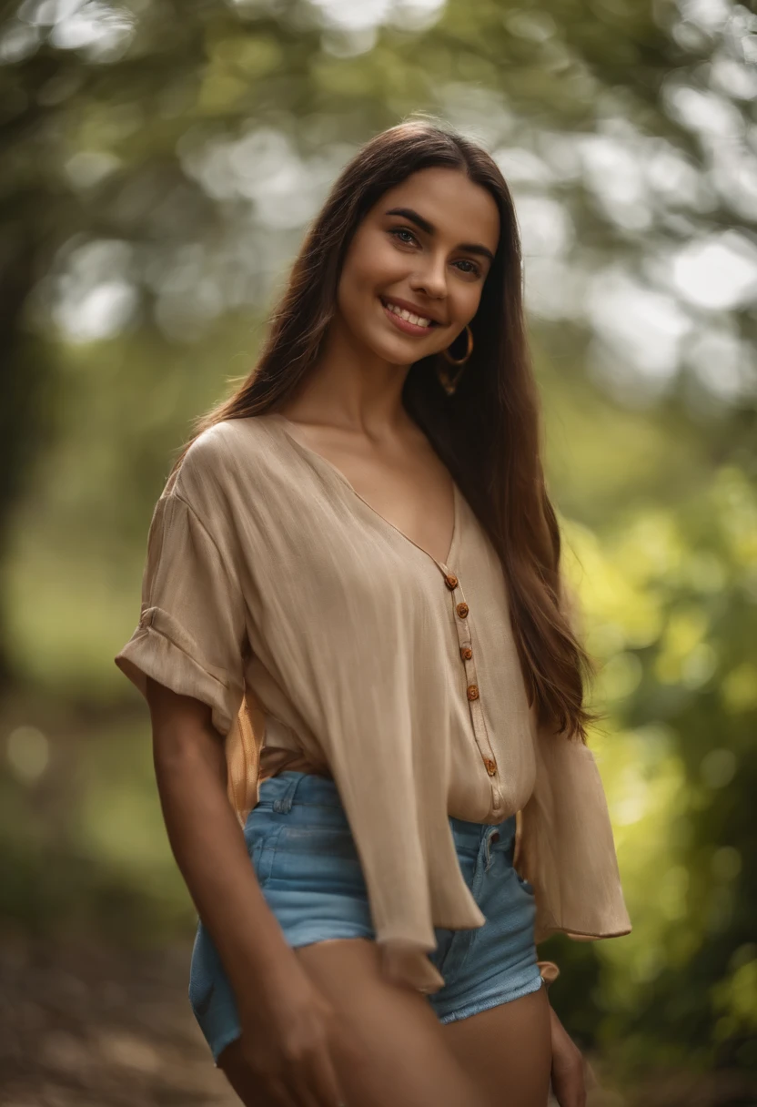 Foto RAW em sequencia, uma foto de uma adolescente sem roupas 16anos, ((selfie da parte superior do corpo, feliz)), mordendo dedo, rosto detalhado, planos de fundo detalhados pouco desfocados, luzes naturais, HDR, foto realista, foto profissional, flerte com o espectador, visual sexy, foto realista, Linda, pele natural, 8k UHD, alta qualidade, filmic grain, Fujifilm XT3