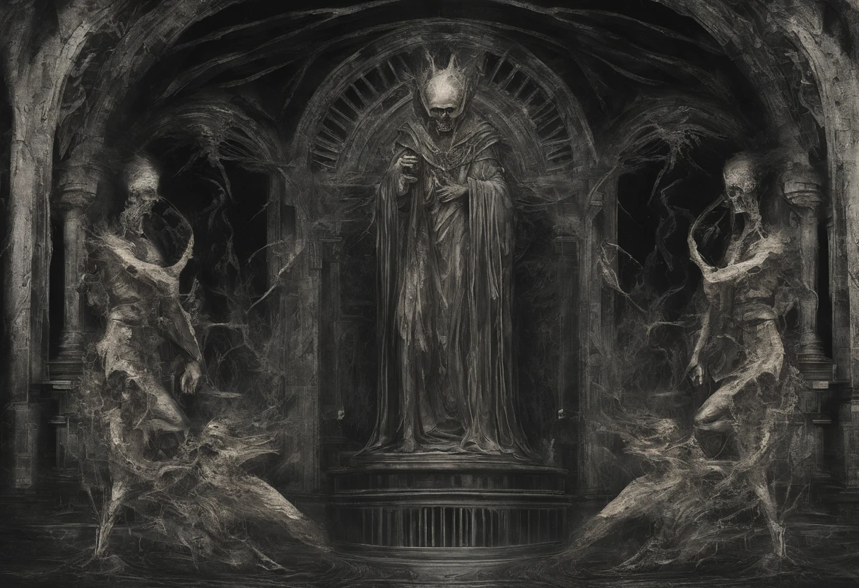 the mages of the first world is an old character, in the style of dark bronze and gold, realistic hyper-detail, george stefanescu, ravencore, jacek malczewski, lucid developments of his subjects, mirrored realms