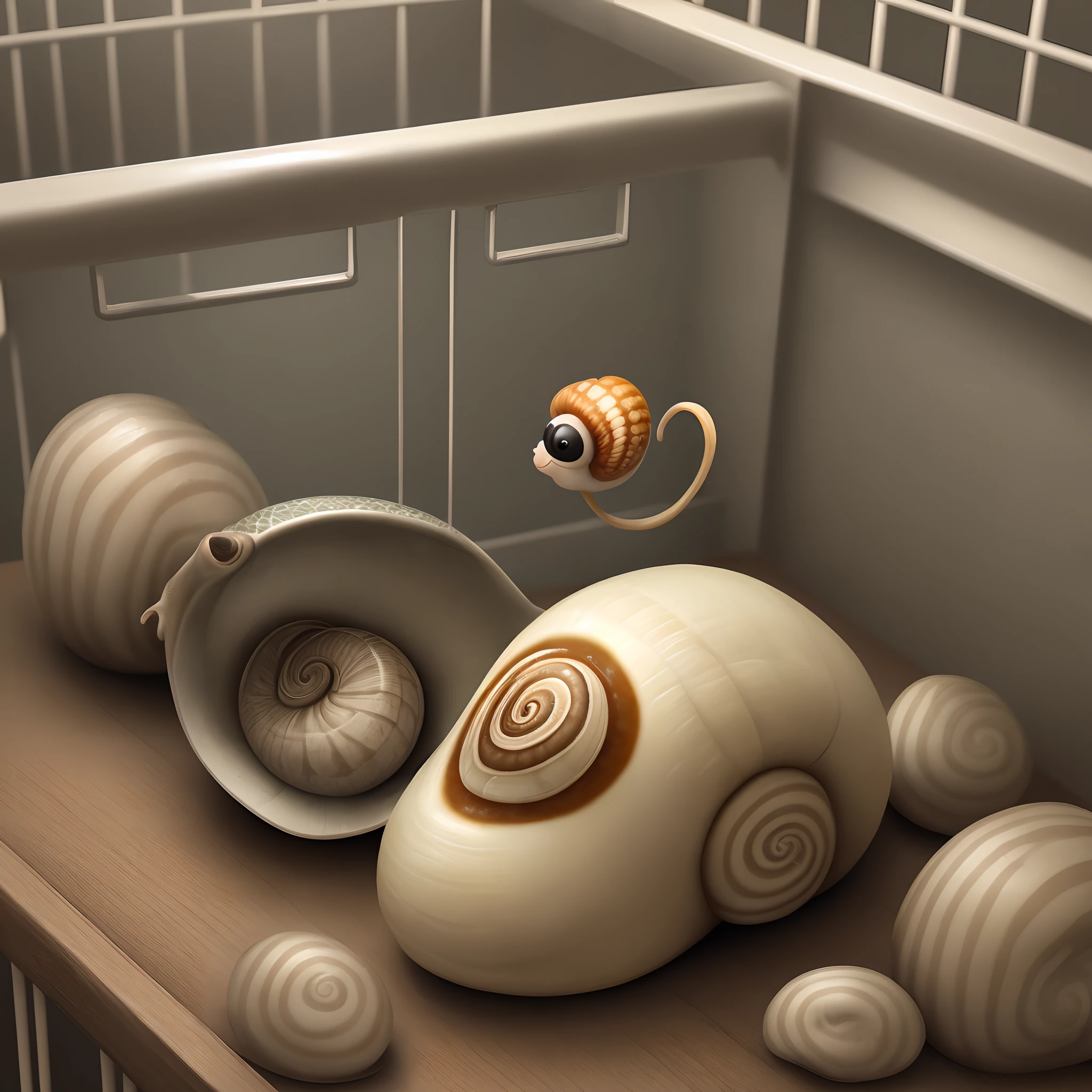 Garry the snail in jail