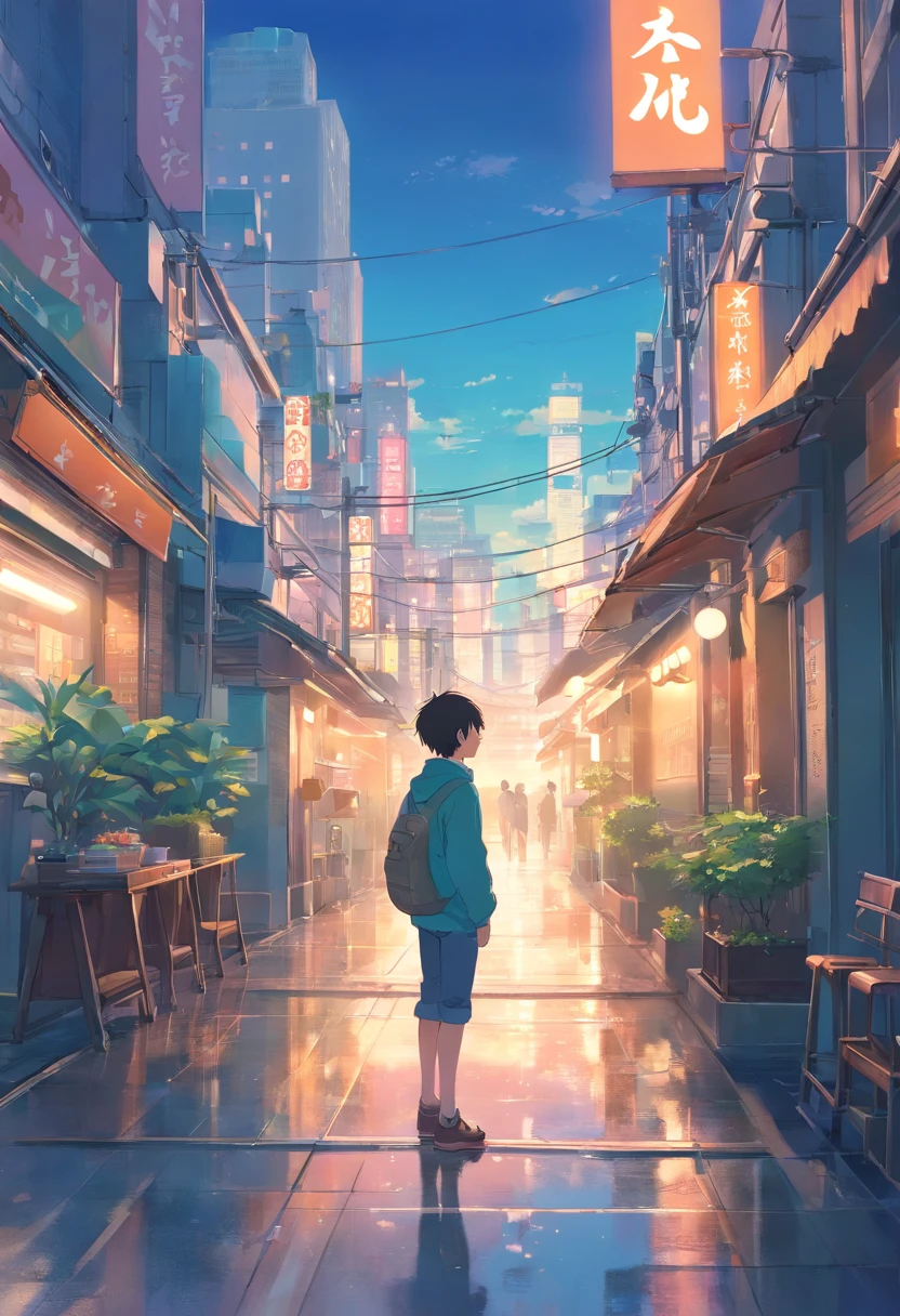 A big city with development potential,A young man came here from a distant mountain village,Feel under the weather。It is surrounded by the bustling scene of the modern city。